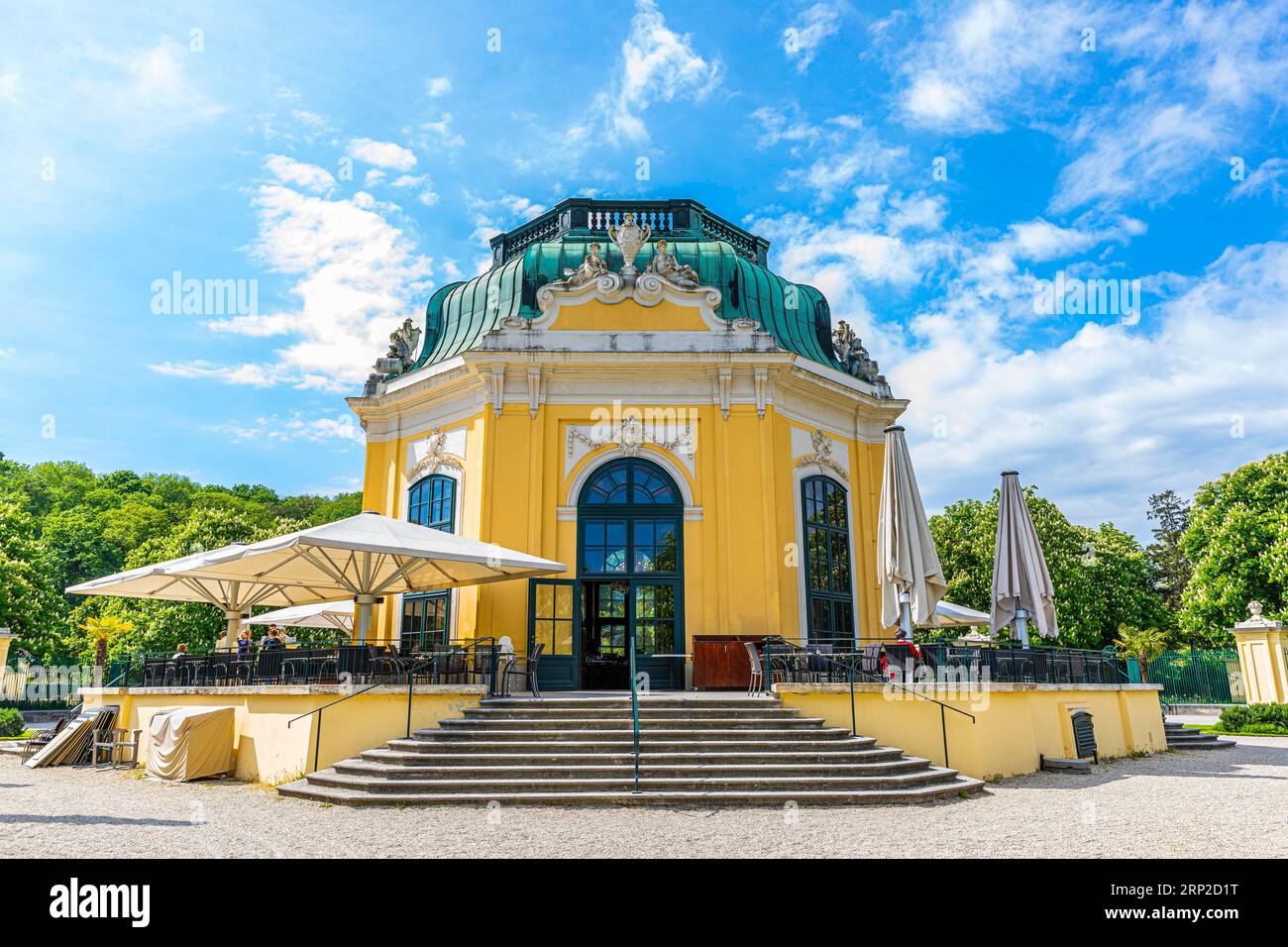 Imperial Pavilion in the Zoo, Schoenbrunn, Vienna, Austria Stock Photo