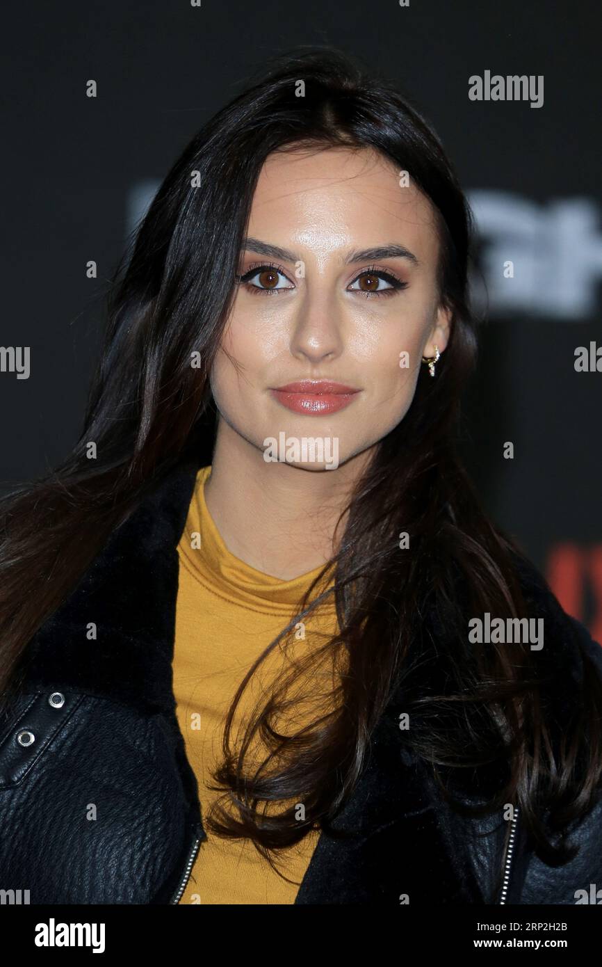 Lucy Watson attends the European Premiere of 'Bright' held at BFI