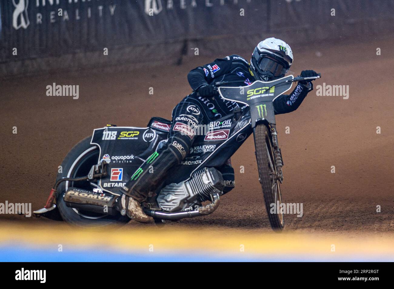 Tai Woffinden (108) in action during the FIM Speedway Grand Prix of Great Britain at the Principality Stadium, Cardiff on Saturday 2nd September 2023. (Photo: Ian Charles | MI News) Stock Photo