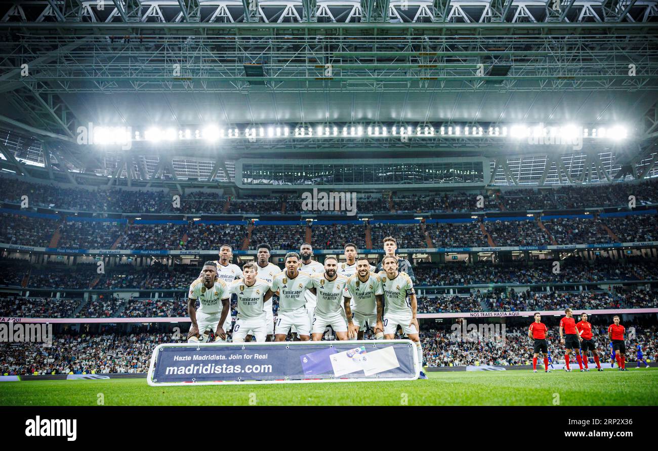 Madrid, Spain. 02nd Sep, 2023. Toni Kroos of Real Madrid CF during the La  Liga match between Real Madrid and Getafe CF played at Santiago Bernabeu  Stadium on September 2, 2023 in