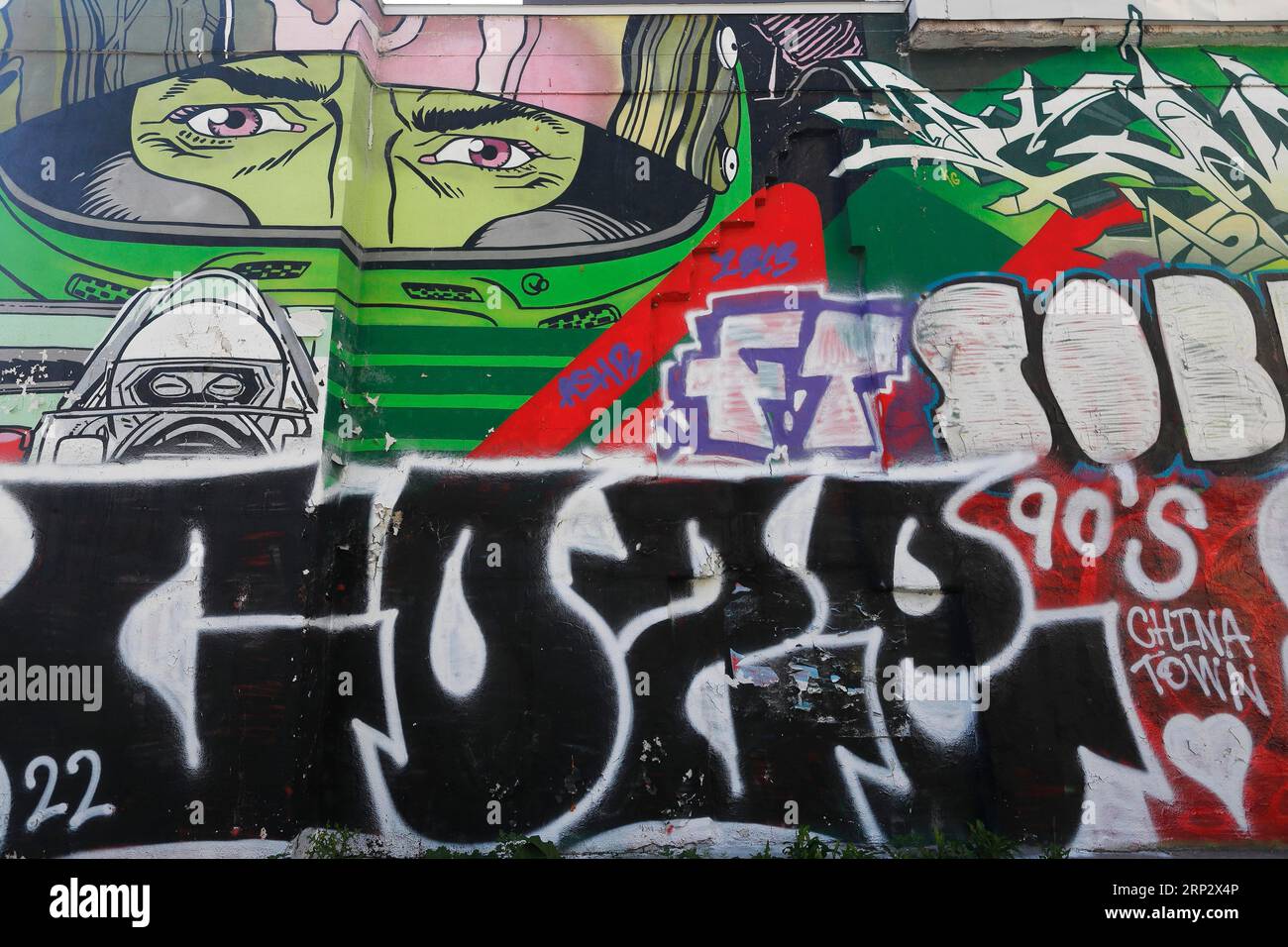 Art, wall painting, Montreal, Province of Quebec, Canada, street art