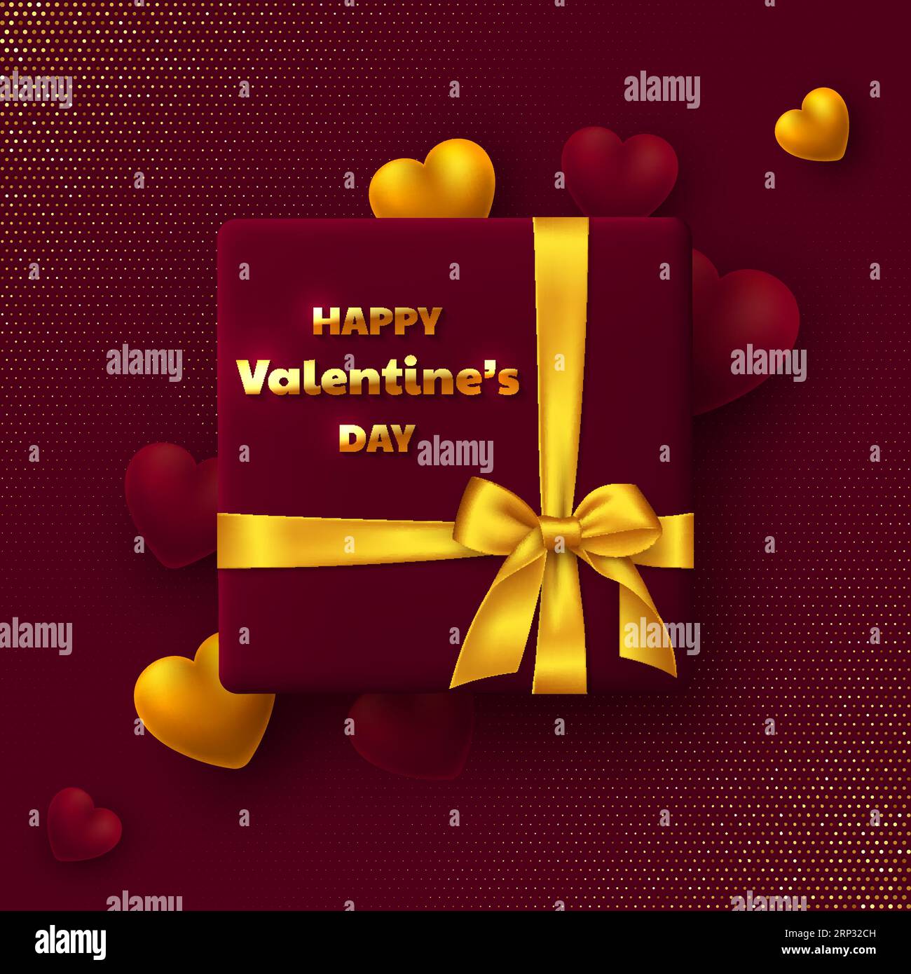 Burgundy ribbon stock image. Image of valentines, tail - 50570653