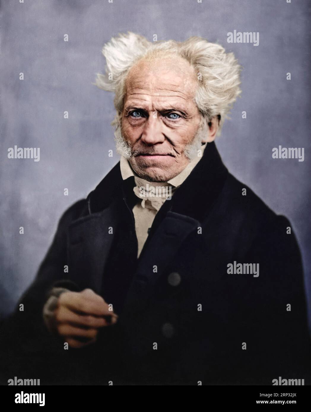 Arthur Schopenhauer March 1859. Stock Photo