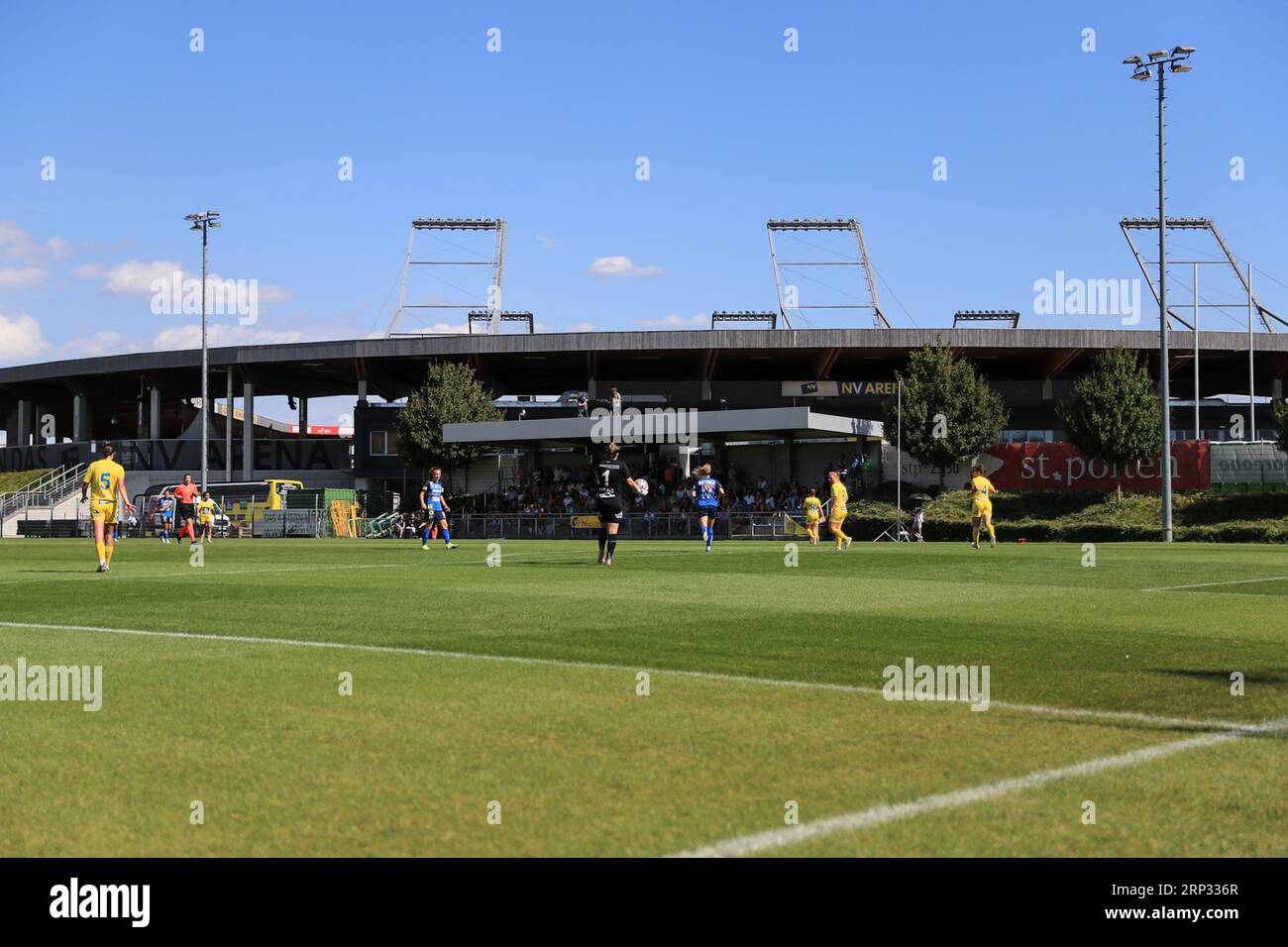 SKN St Polten playing a Admiral Frauen Bundesliga match with the NV Arena in the background (Tom Seiss/ SPP) Credit: SPP Sport Press Photo. /Alamy Live News Stock Photo