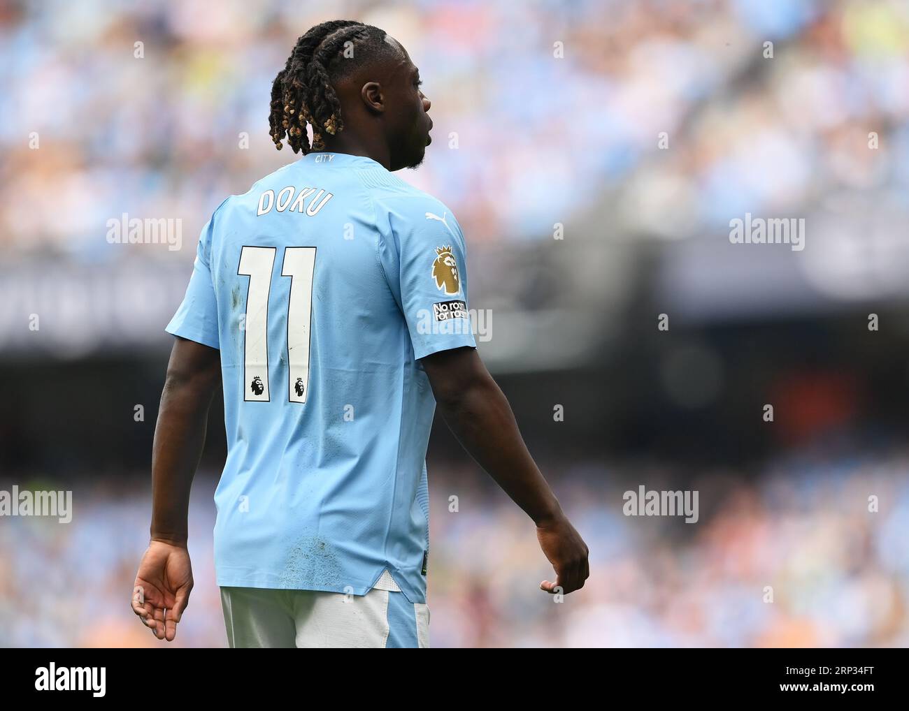 MANCHESTER, UK. 2nd Sep, 2023. Jeremy Doku of Manchester City during the Premier League match at the ETIHAD STADIUM, MANCHESTER. Picture credit should read: Gary Oakley/Sportimage Credit: Sportimage Ltd/Alamy Live News Stock Photo
