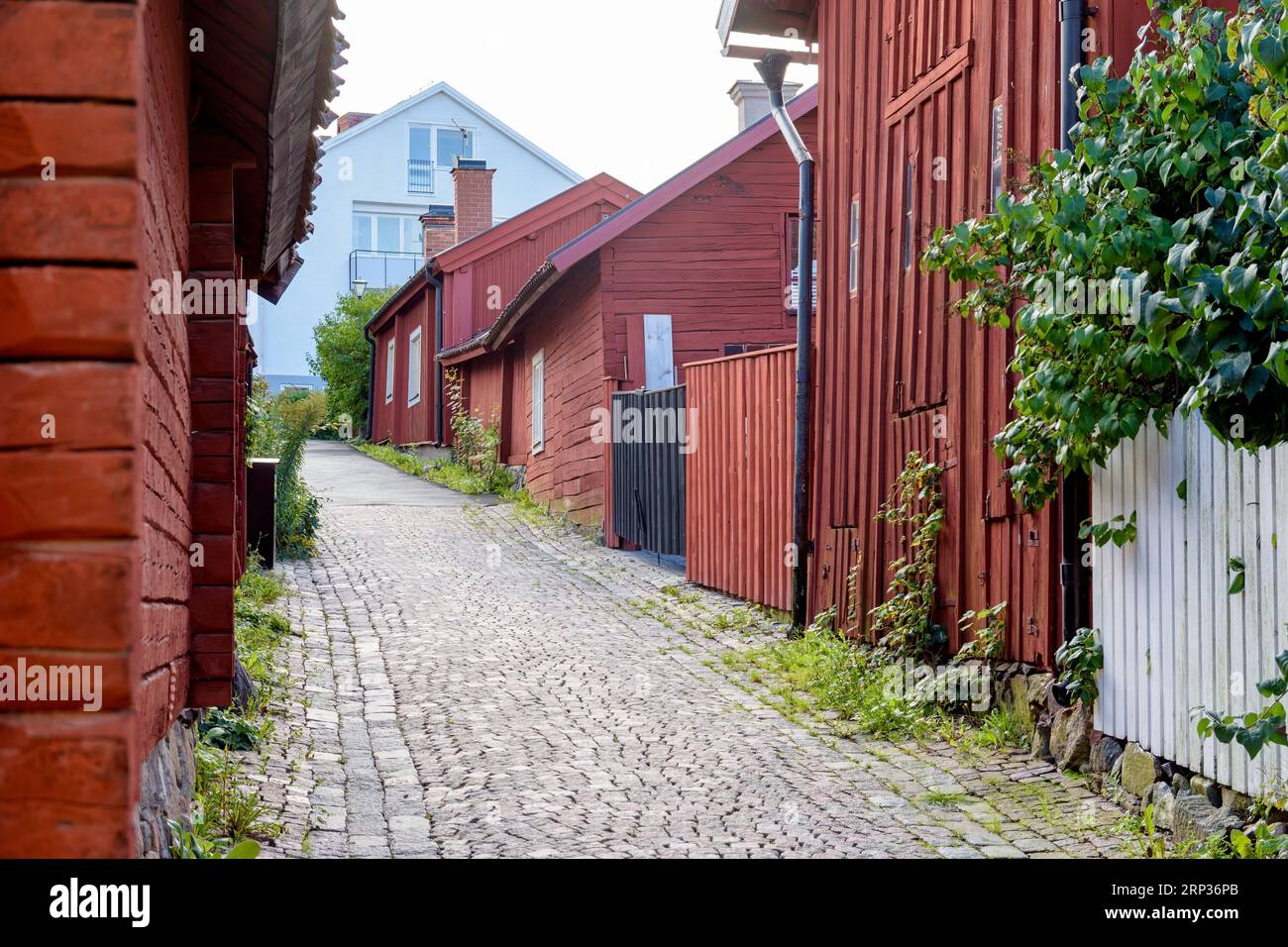 Lillgatan, perhaps Strängnäs' oldest street Stock Photo - Alamy