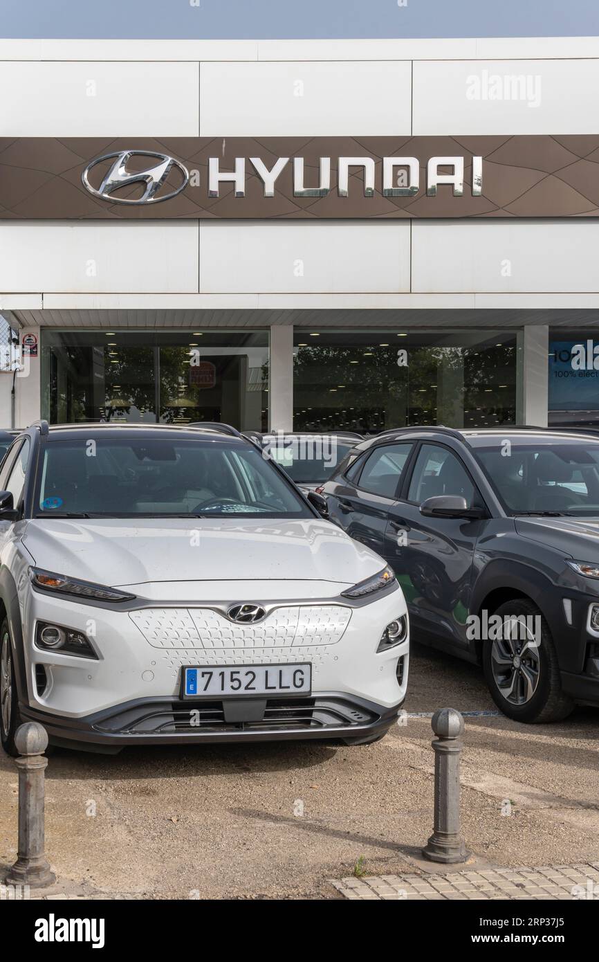 Palma de Mallorca, Spain; august 10 2023 Main facade of a car