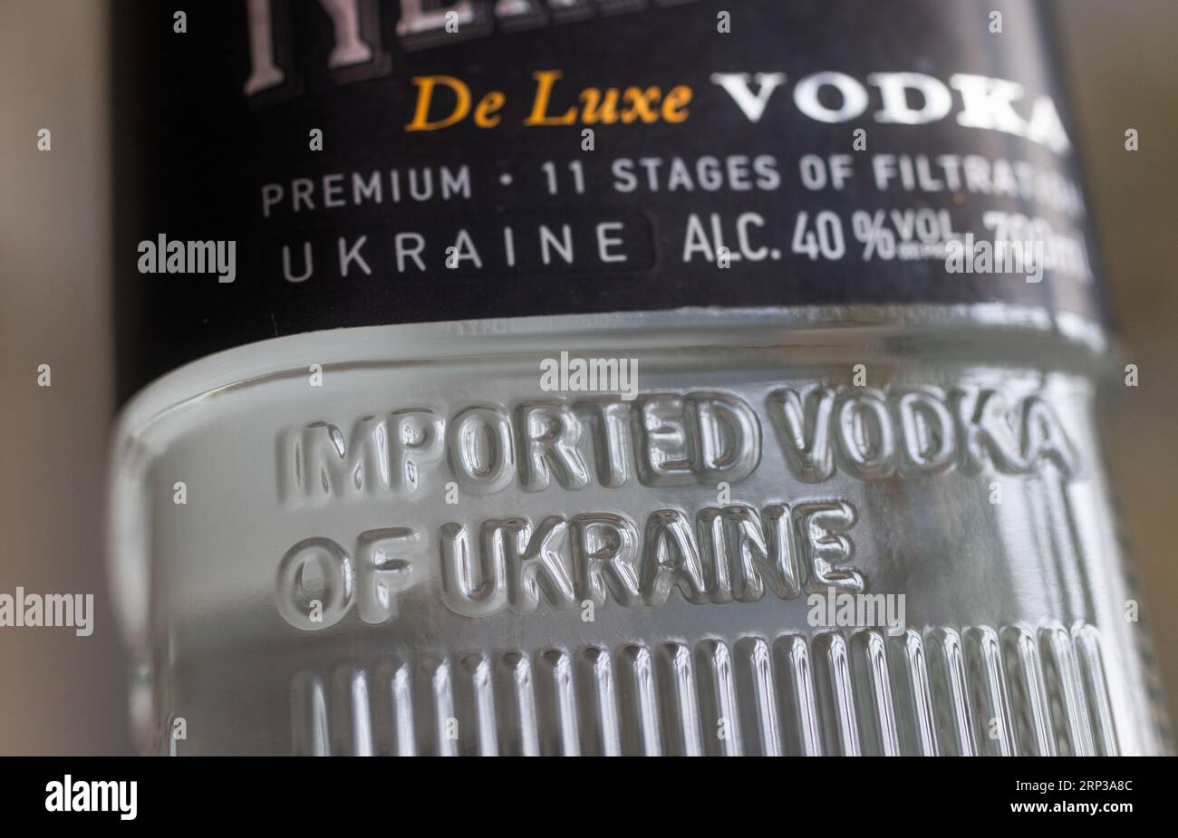Nemiroff De Luxe vodka from Ukraine. Nemiroff is a Ukrainian vodka