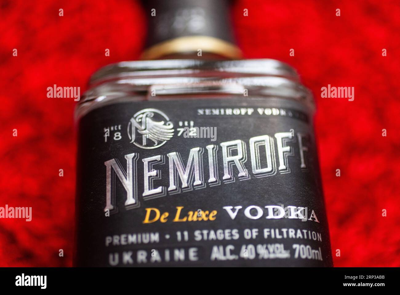 Nemiroff De Luxe vodka from Ukraine. Nemiroff is a Ukrainian vodka