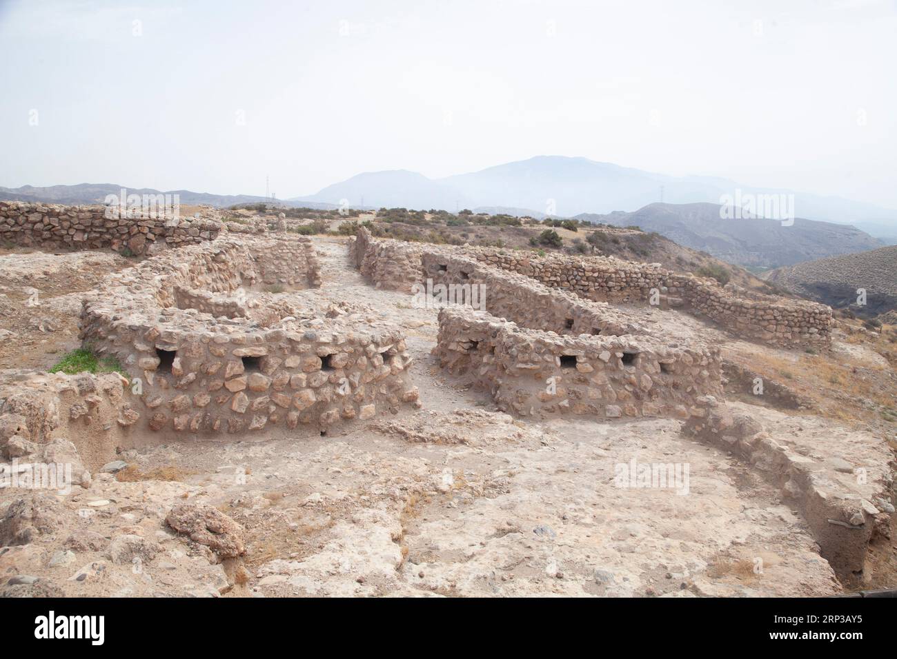 Archaeological site of Los Millares from the Copper Age Stock Photo Alamy
