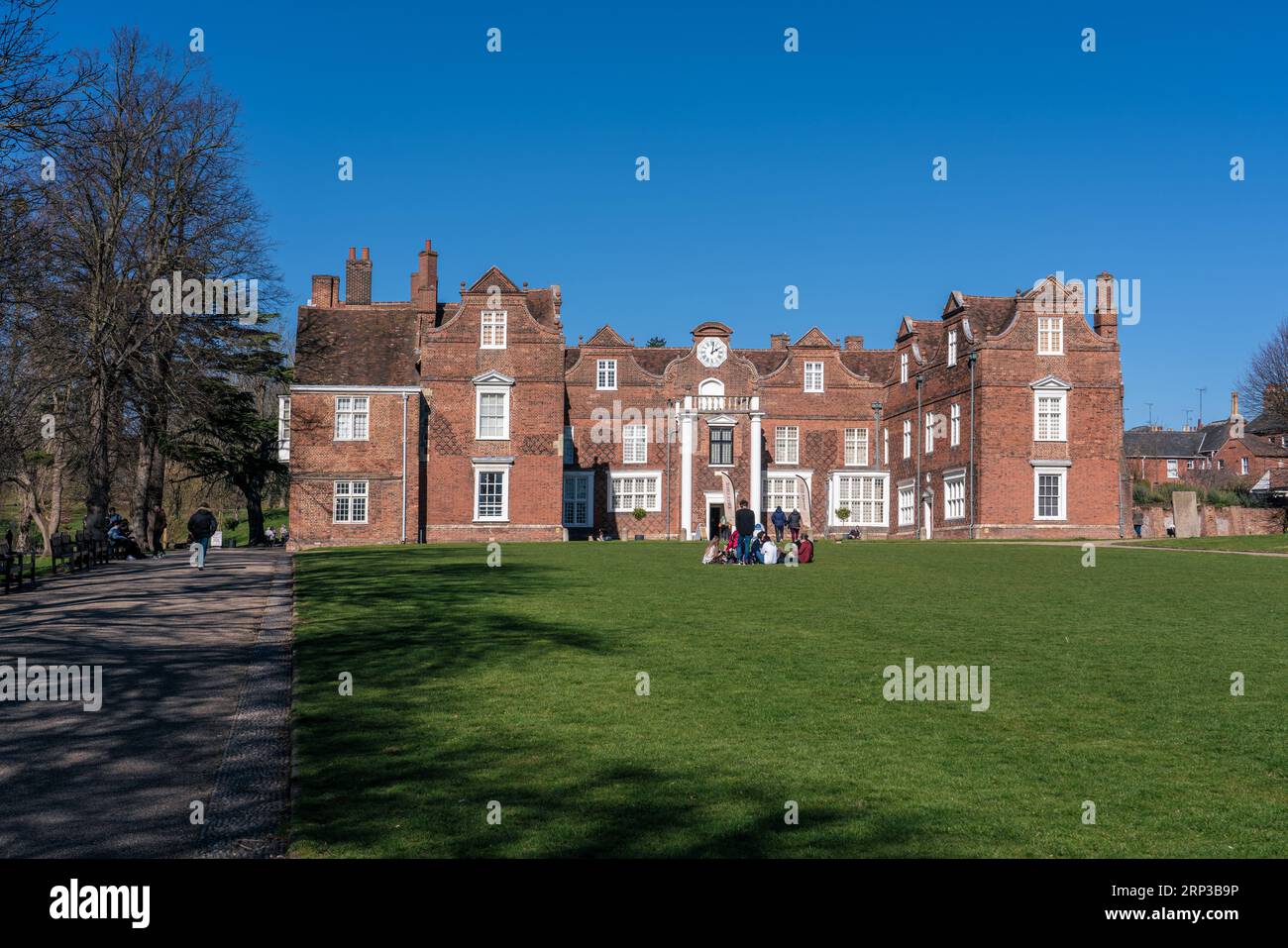 This is Christchurch Mansion, an historic English heritage house and
