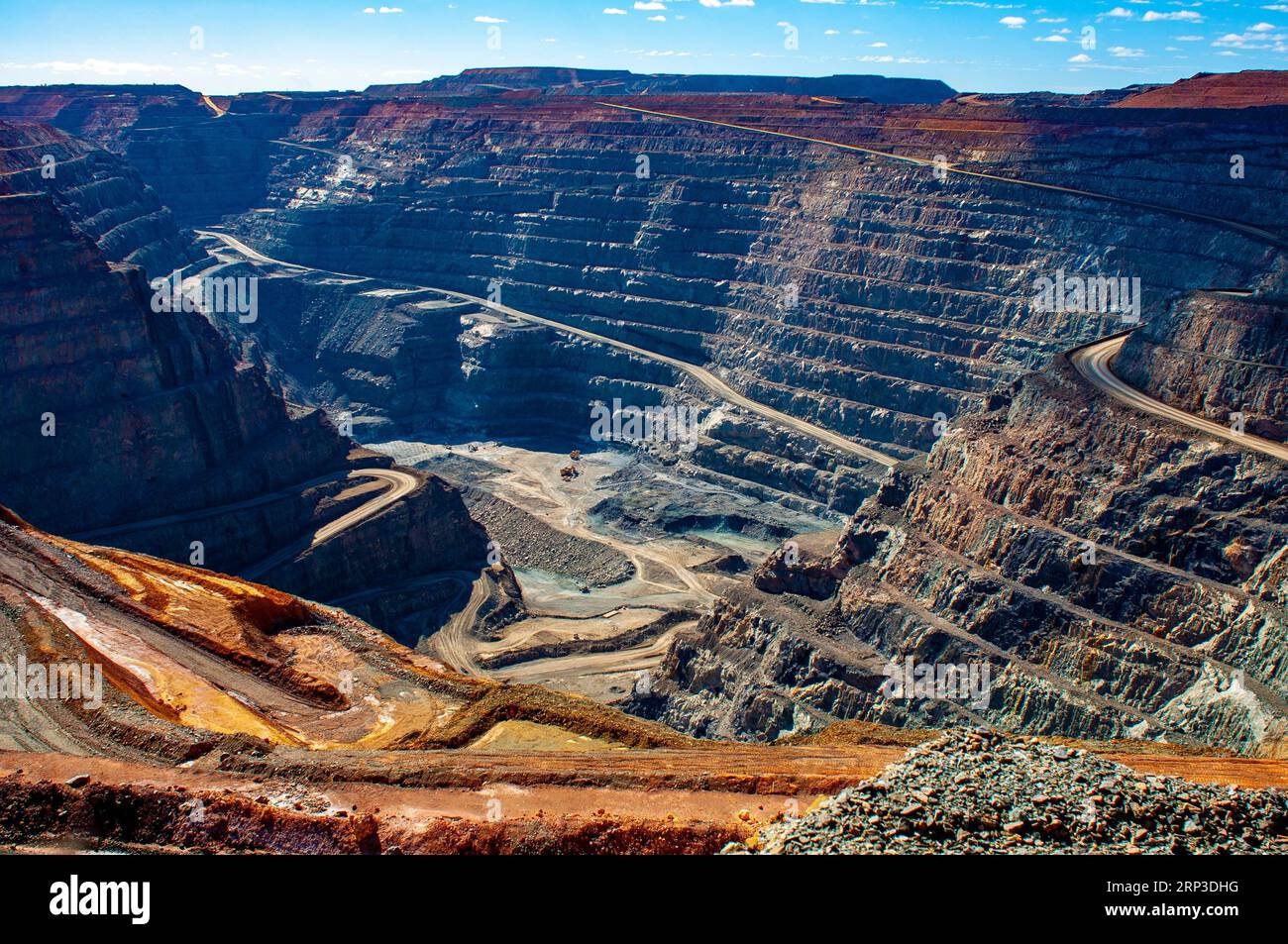 The gold mining Super Pit at Kalgoorlie in Western Australia Stock Photo Alamy