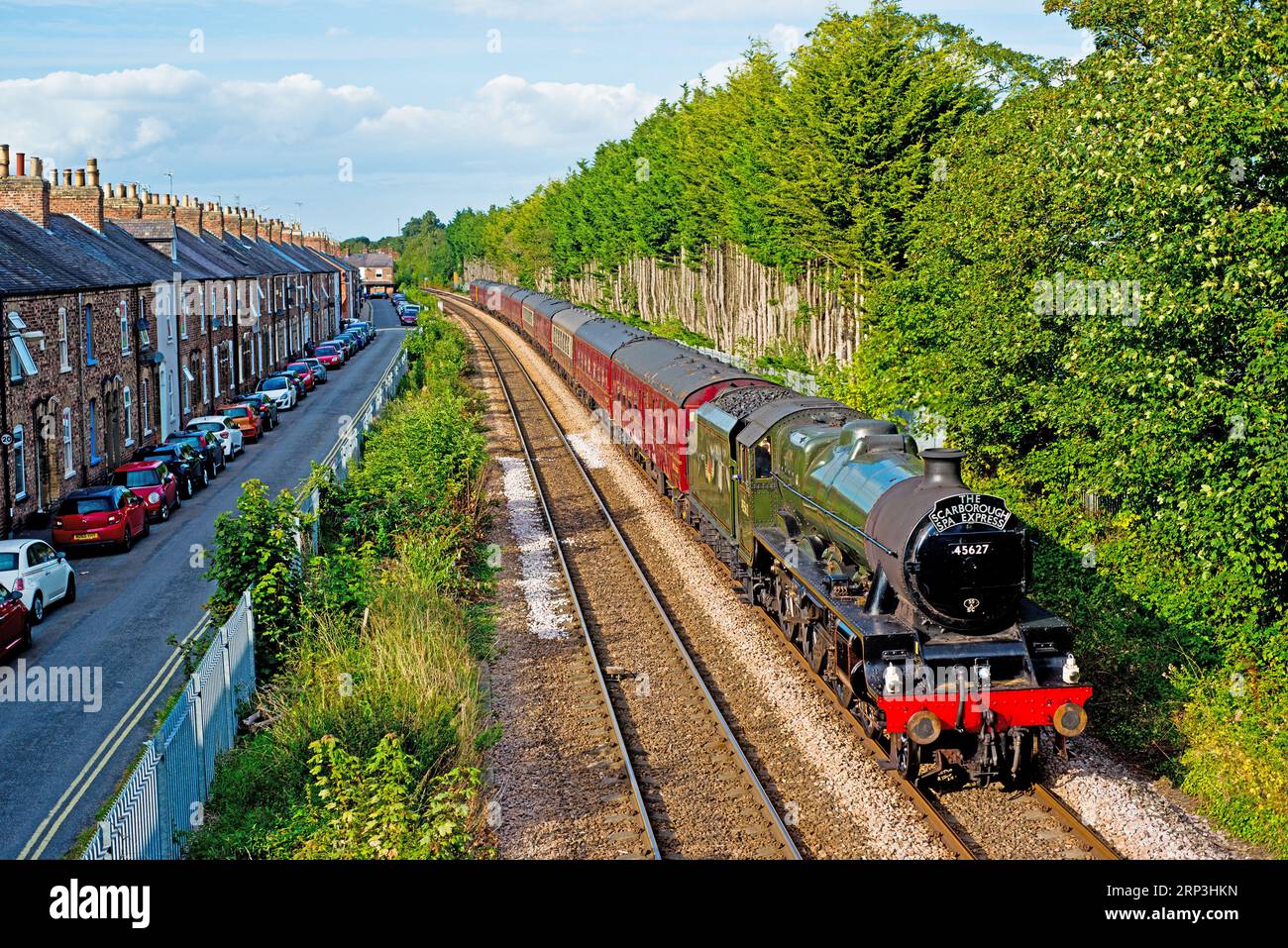 Jubilee class no 45627 Sierra Leone, Scarborough Terrace, Scarborough Spa Express, York