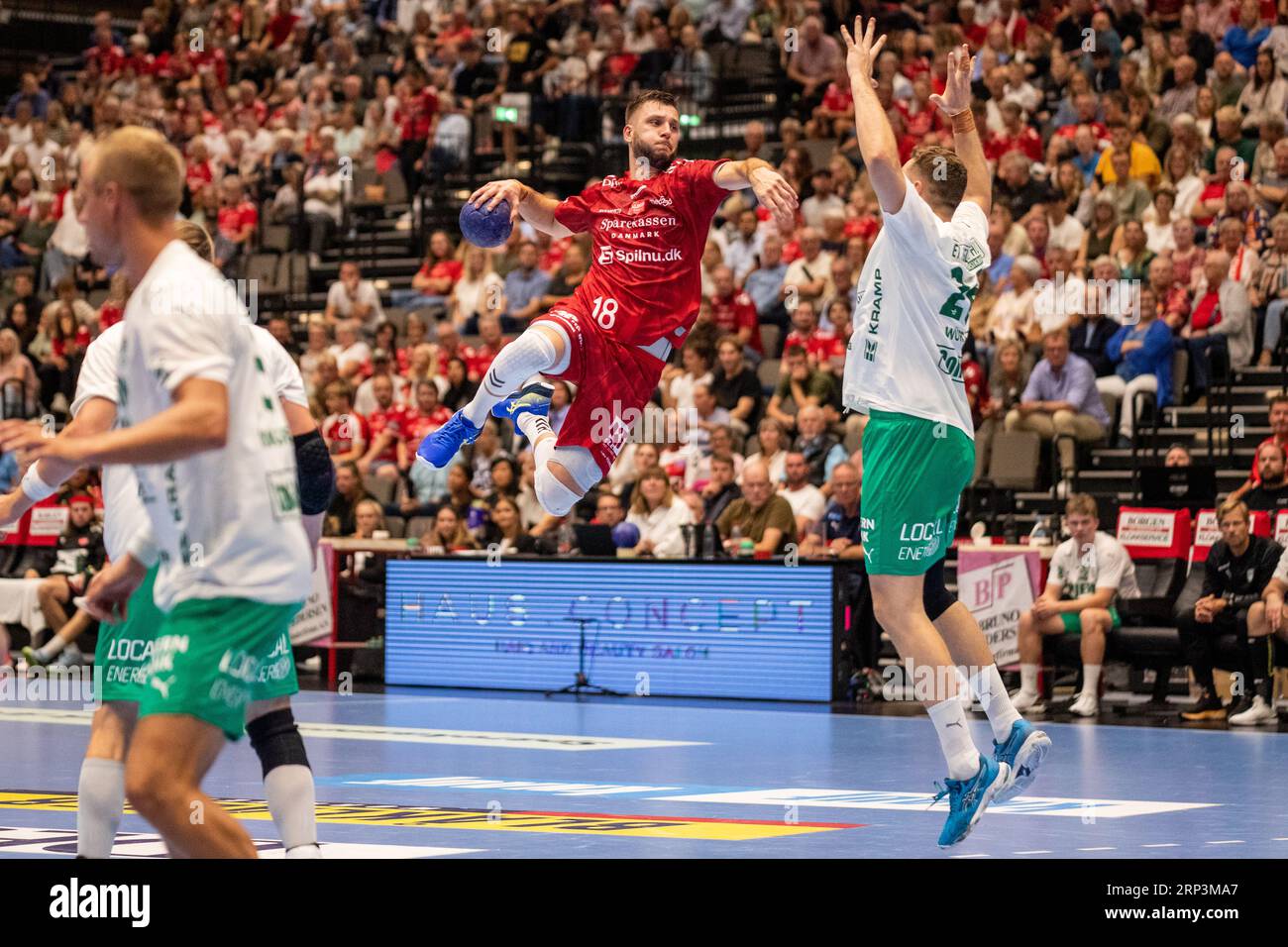 Denmark. 02nd Sep, 2023. Aleks Vlah (18) of Handball