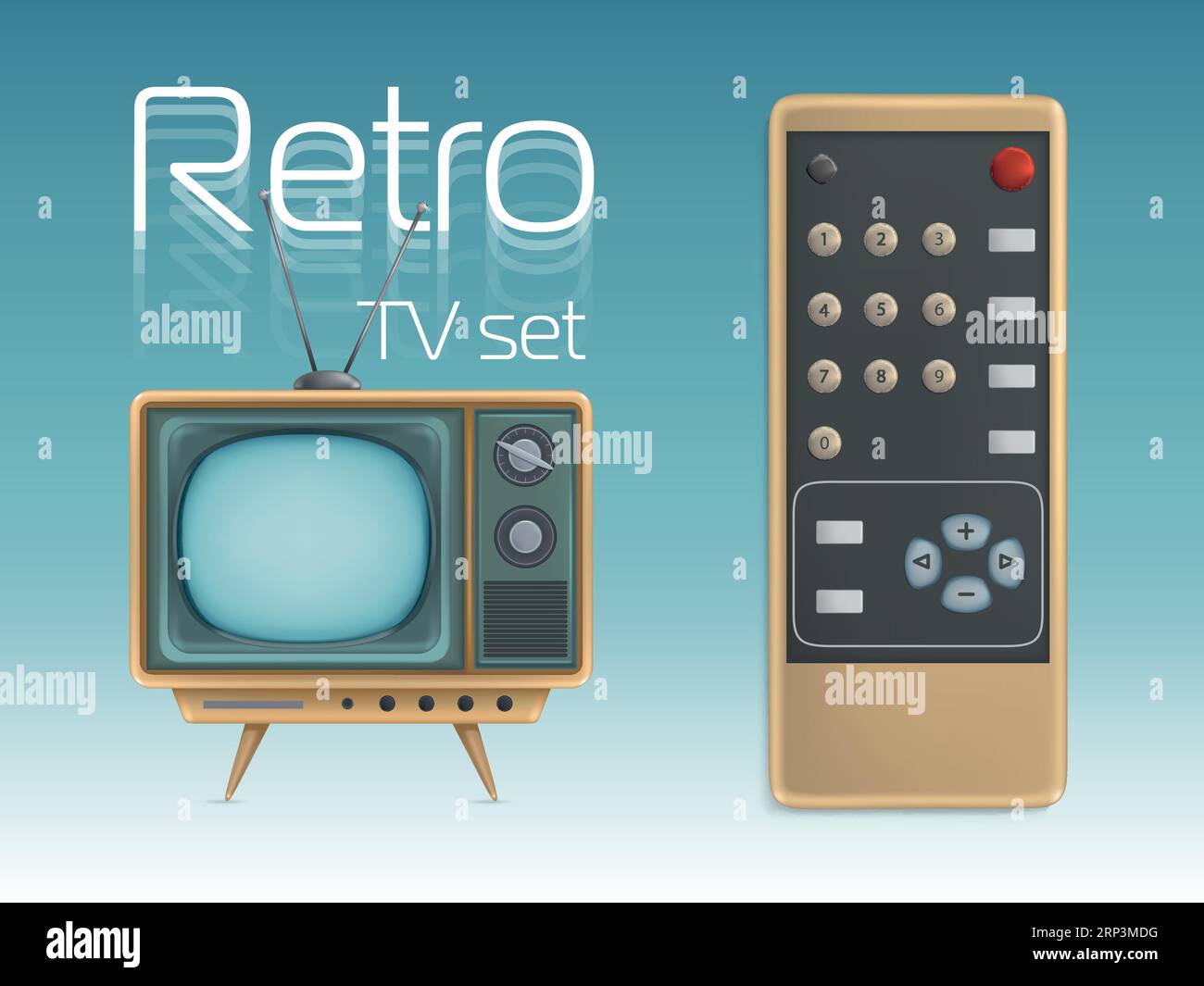 Retro tv set hi-res stock photography and images - Alamy