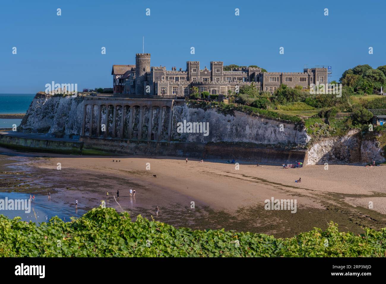 View of the famous Kingsgate Castle, an historic castle located on