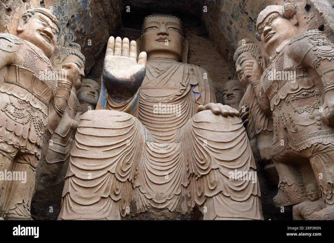 中国 光緒天宝足銀 山水人物彫 板指 N 7475