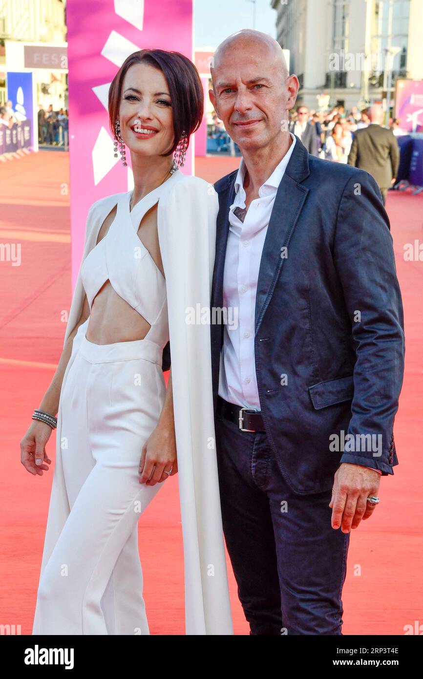 Deauville, France. 02nd Sep, 2023. Corentine Collier attends the Dogman  premiere during the 49th Deauville American Film Festival on September 02,  2023 in Deauville, France. Photo by ShootpixABACAPRESS.COM Credit: Abaca  PressAlamy Live