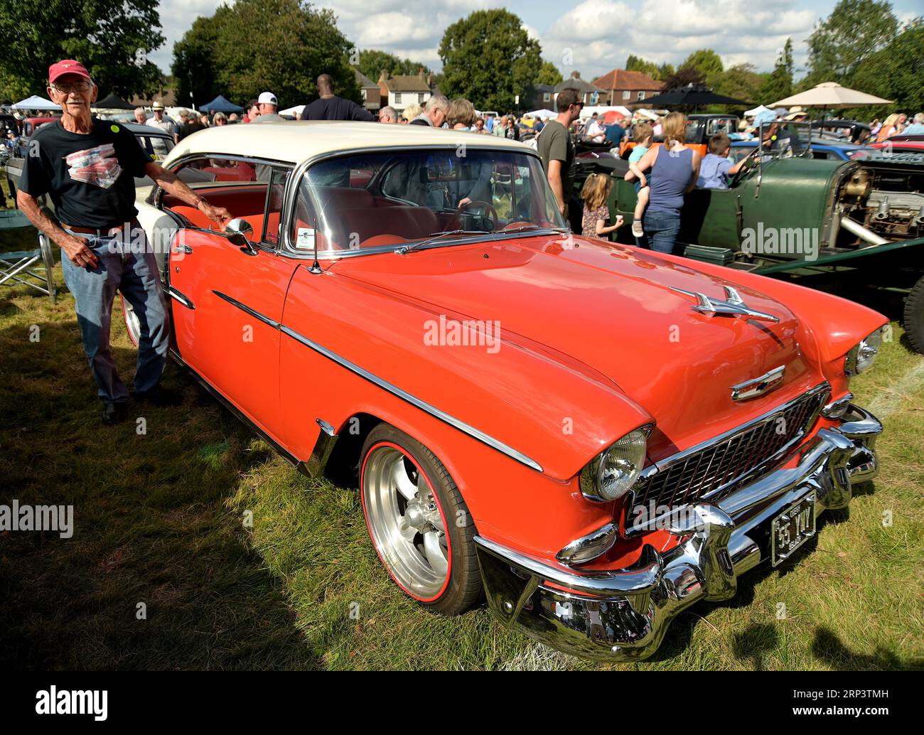 Chevrolet Bel Air at Redbourn Classic Cars Motor Show Stock Photo Alamy
