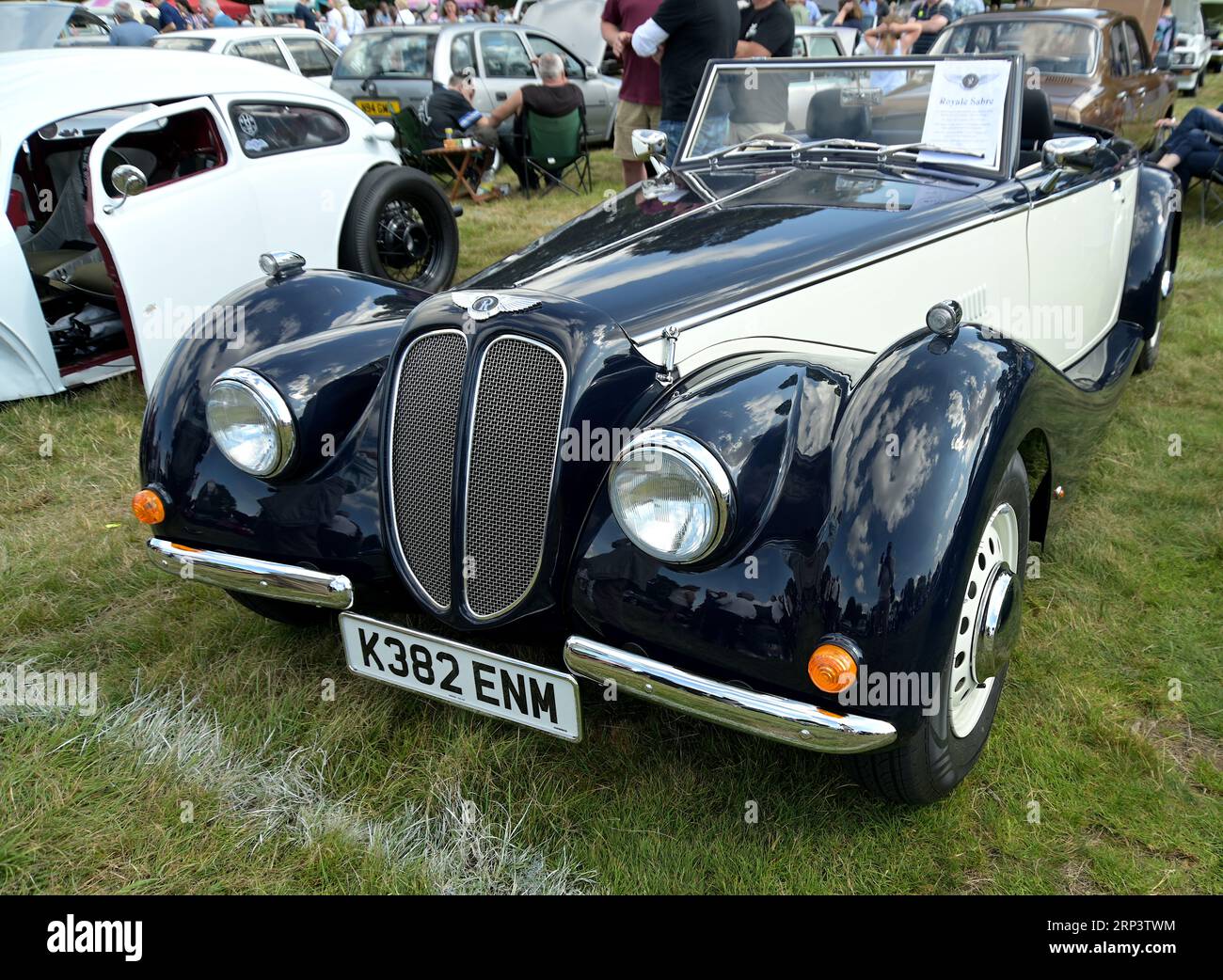 Royale Sabre BW at Redbourn Classic Cars Motor Show Stock Photo