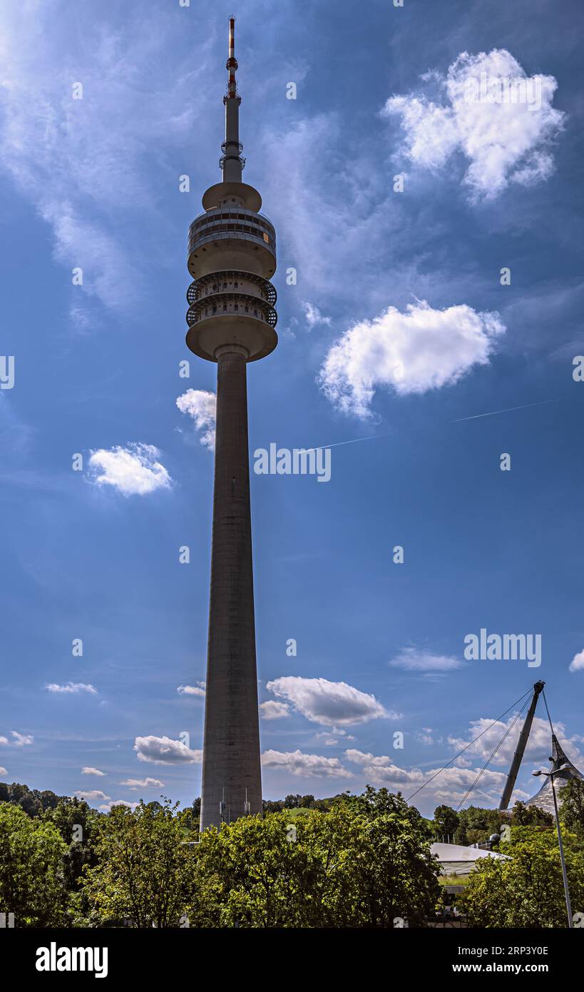 BAVARIA : MUNICH - TV TOWER Stock Photo