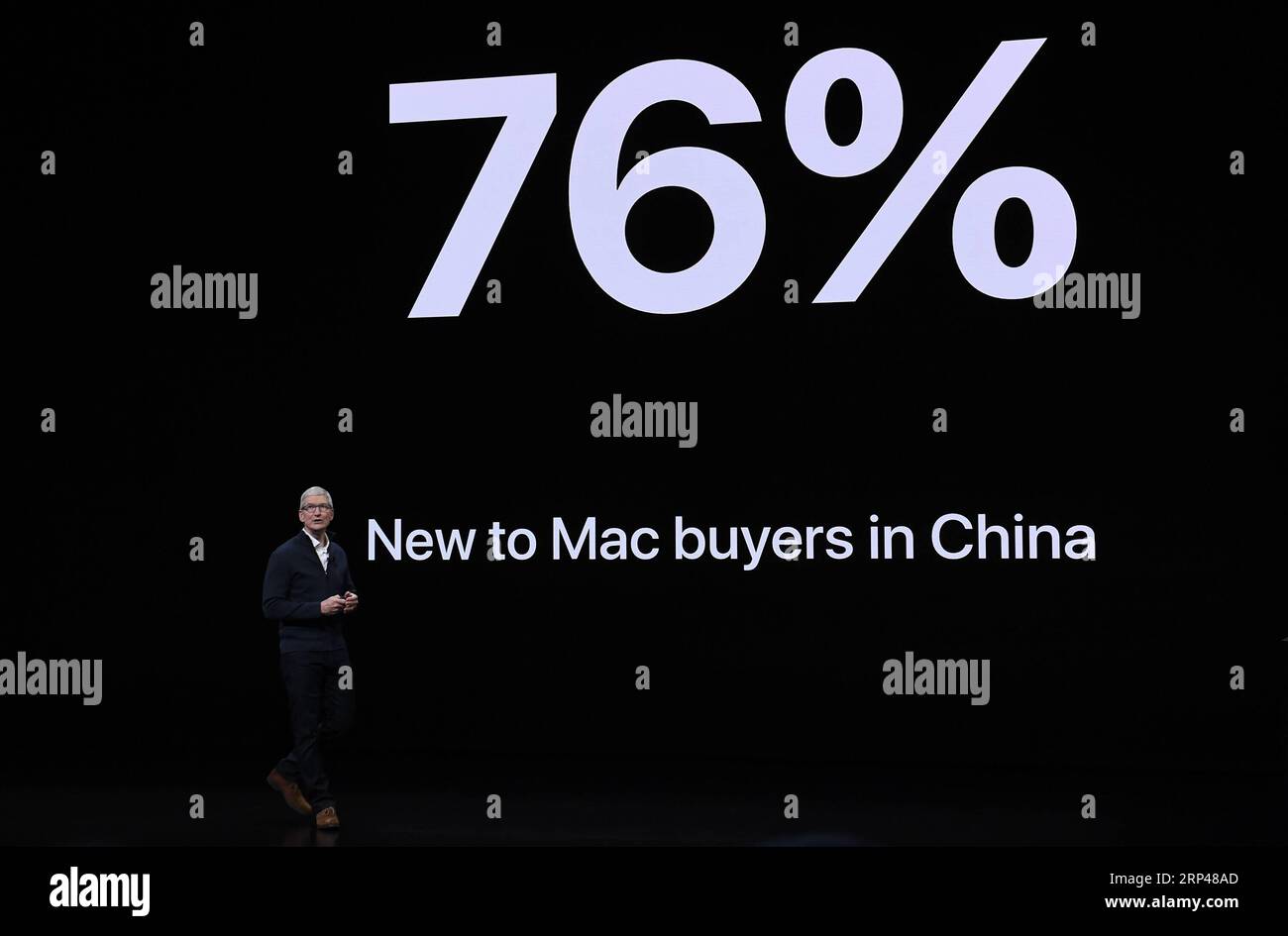 (181030) NEW YORK, Oct. 30, 2018 () Apple CEO Tim Cook speaks