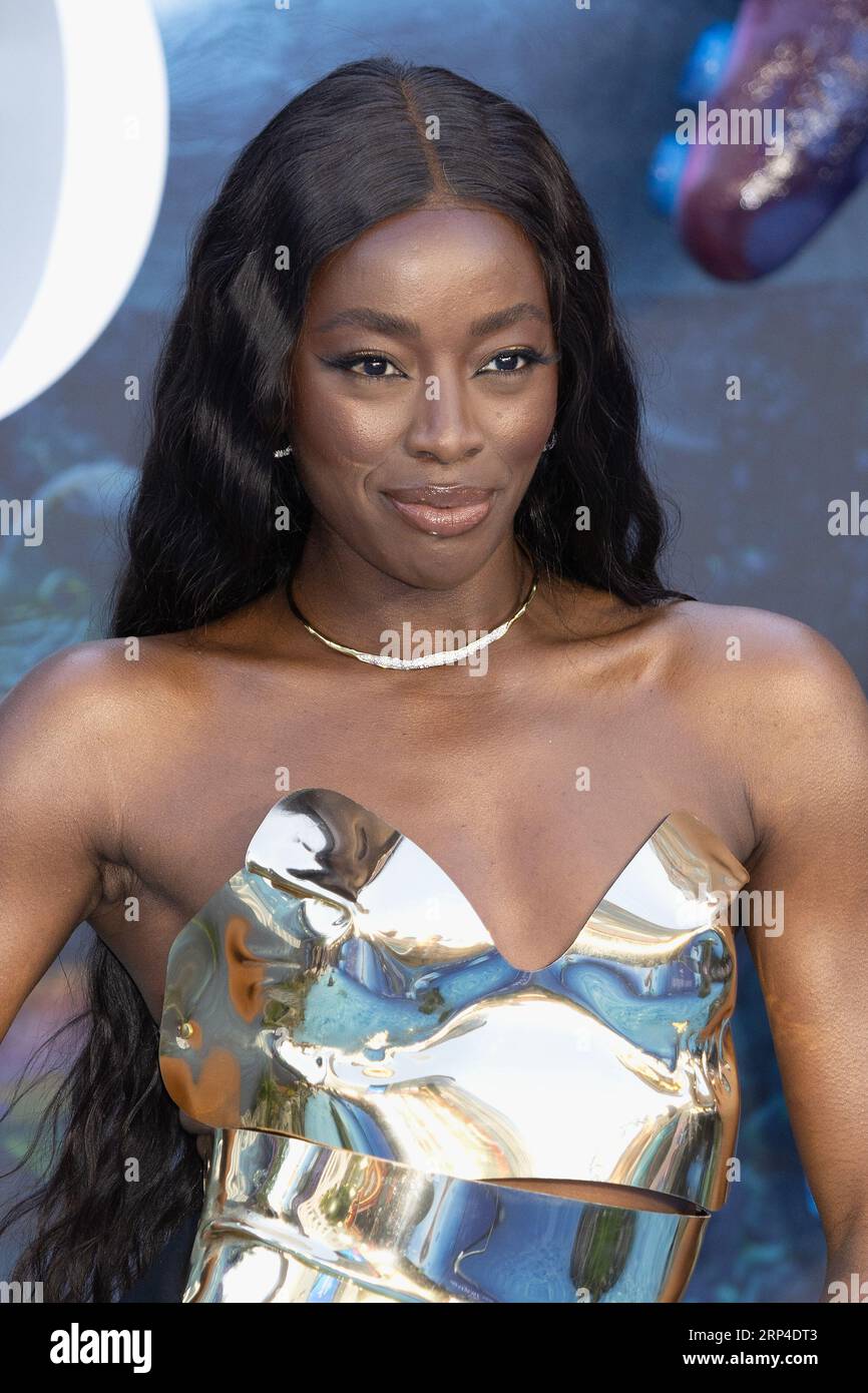 London, UK. 15 May, 2023. AJ Odudu attends The Little Mermaid  UK Premiere Arrivals at Odeon Luxe Leicester Square in London.  Credit: S.A.M./Alamy Live News Stock Photo