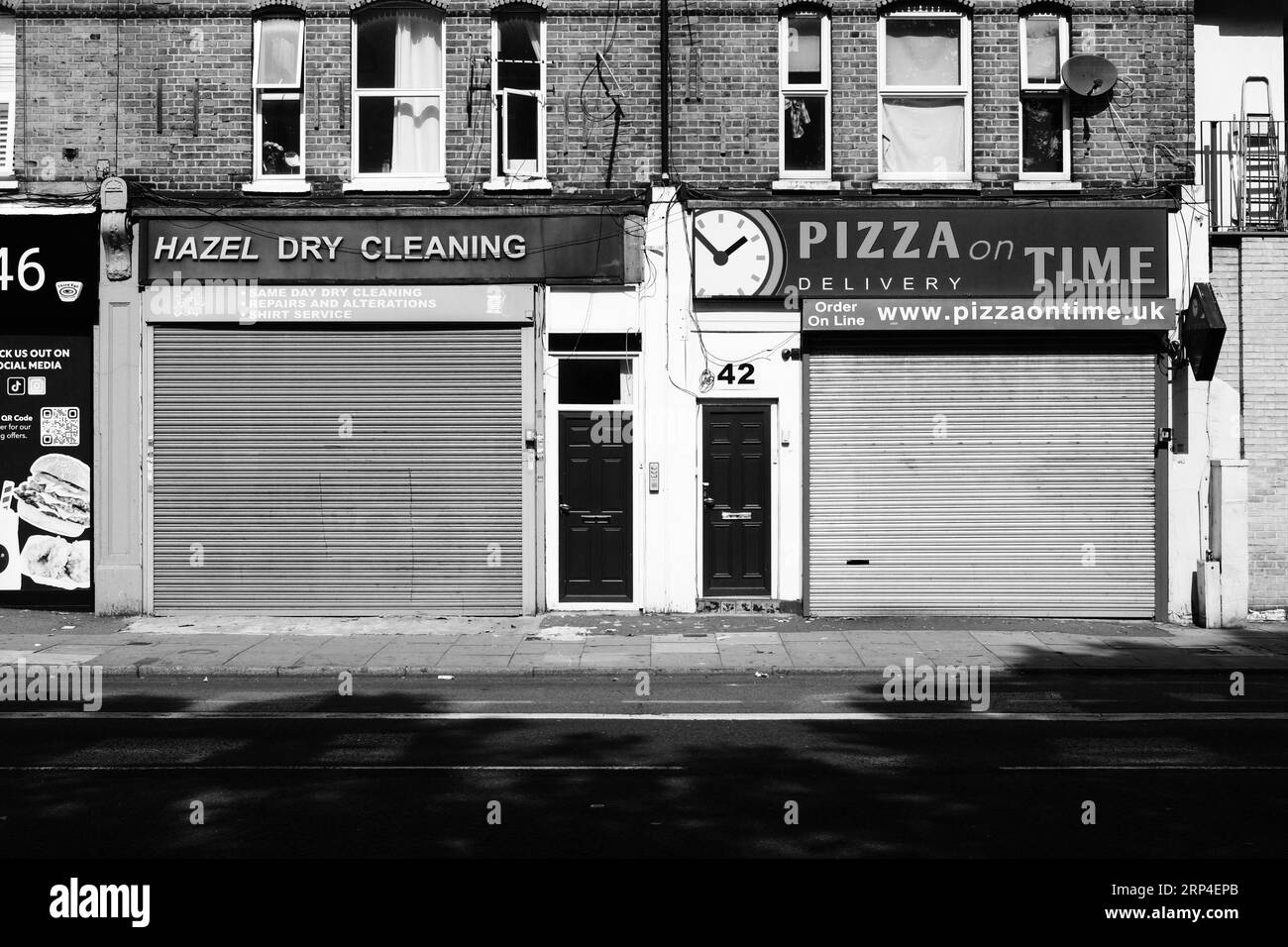 Shuttered closed Black and White Stock Photos & Images - Alamy