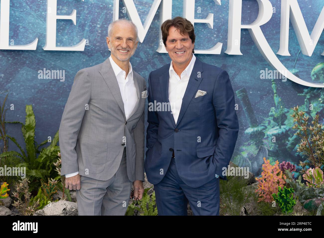 London, UK. 15 May, 2023. (L-R) John DeLuca and Rob Marshall attend The Little Mermaid  UK Premiere Arrivals at Odeon Luxe Leicester Square in London.  Credit: S.A.M./Alamy Live News Stock Photo