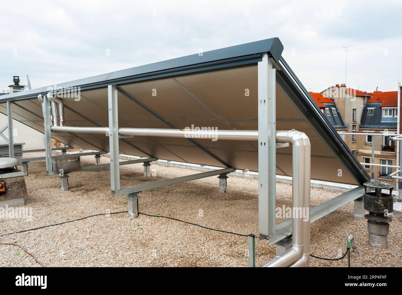 Solar rooftops paris hi-res stock photography and images - Alamy