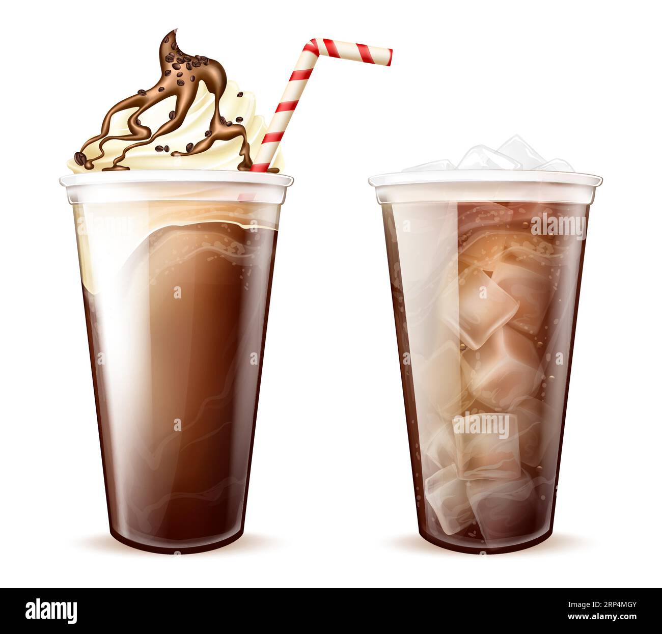 https://c8.alamy.com/comp/2RP4MGY/frappe-coffee-cola-with-ice-cubes-in-disposable-plastic-cups-set-frappucino-with-whipped-cream-chocolate-or-caramel-topping-and-soda-beverage-cold-2RP4MGY.jpg
