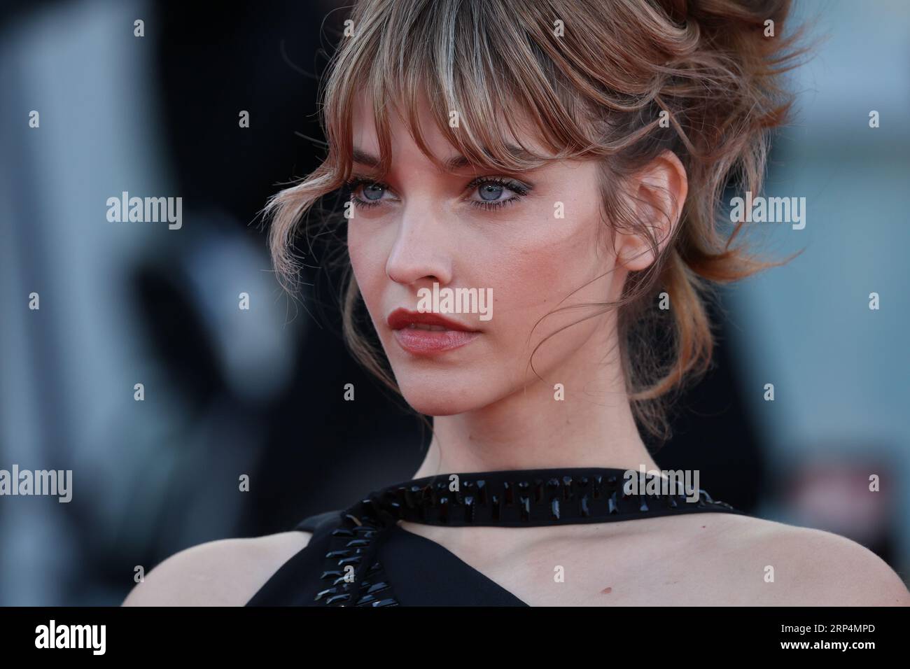 Barbara Palvin attends a red carpet for the movie "Poor Things" at the