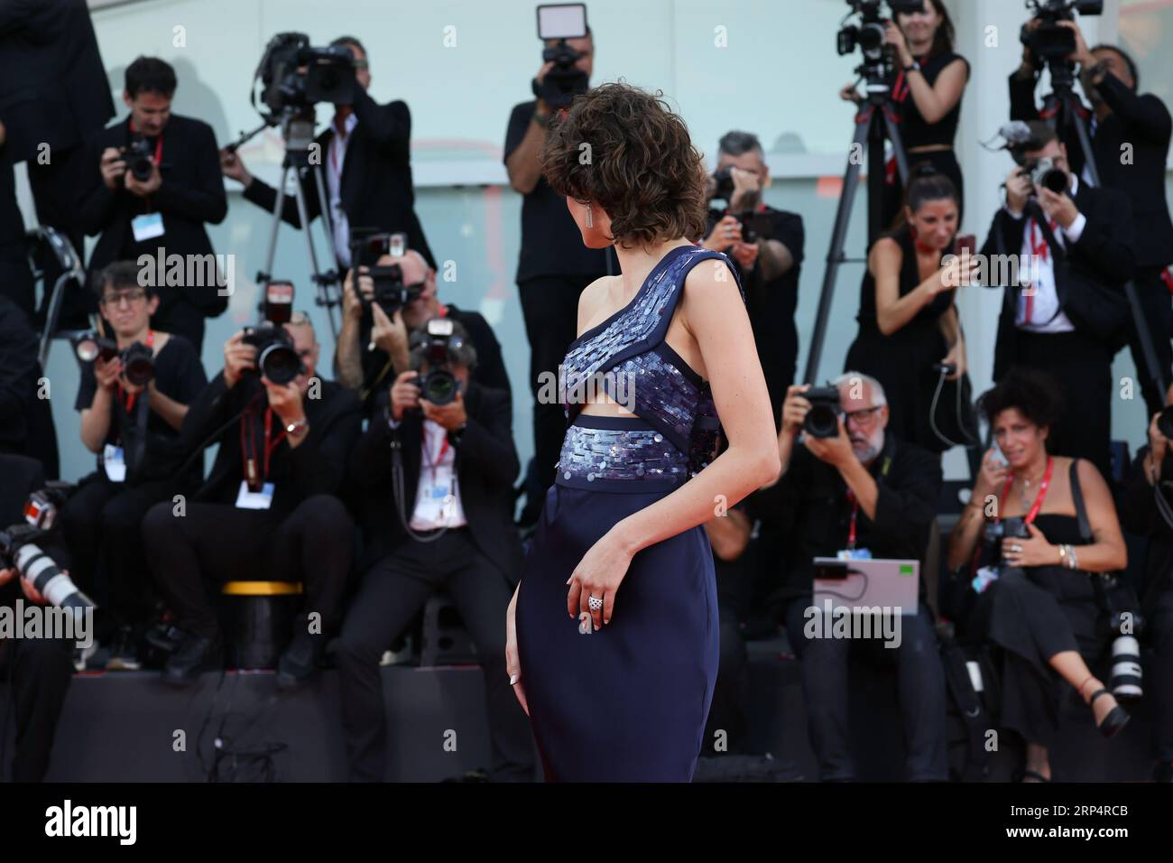 Greta Ferro attends a red carpet for the movie "Poor Things" at the