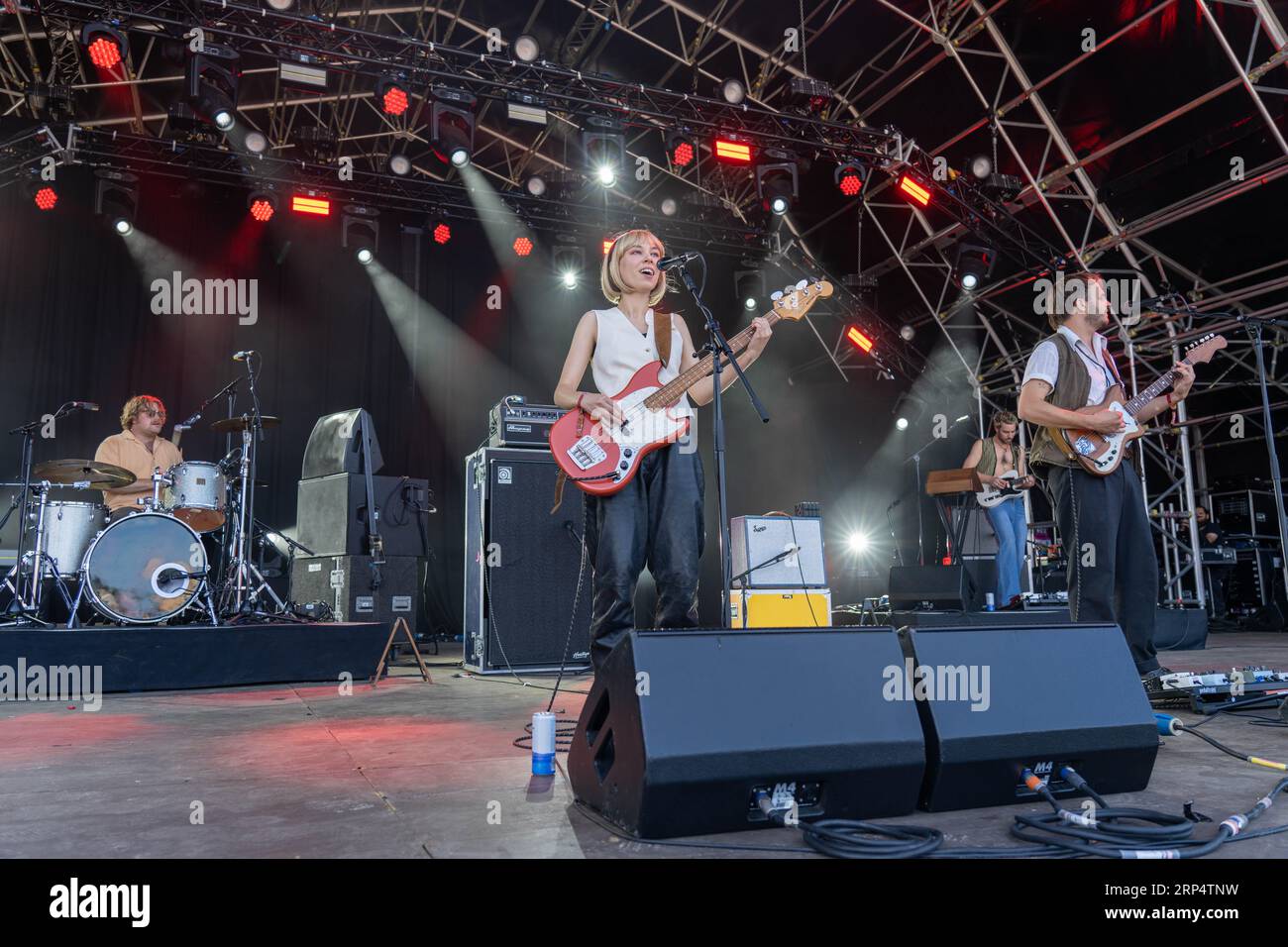Dorset, UK. Sunday, 3 September, 2023. Divorce performing at the 2023 edition of the End of the Road festival at Larmer Tree Gardens in Dorset. Photo date: Sunday, September 3, 2023. Photo credit should read: Richard Gray/Alamy Live News Stock Photo