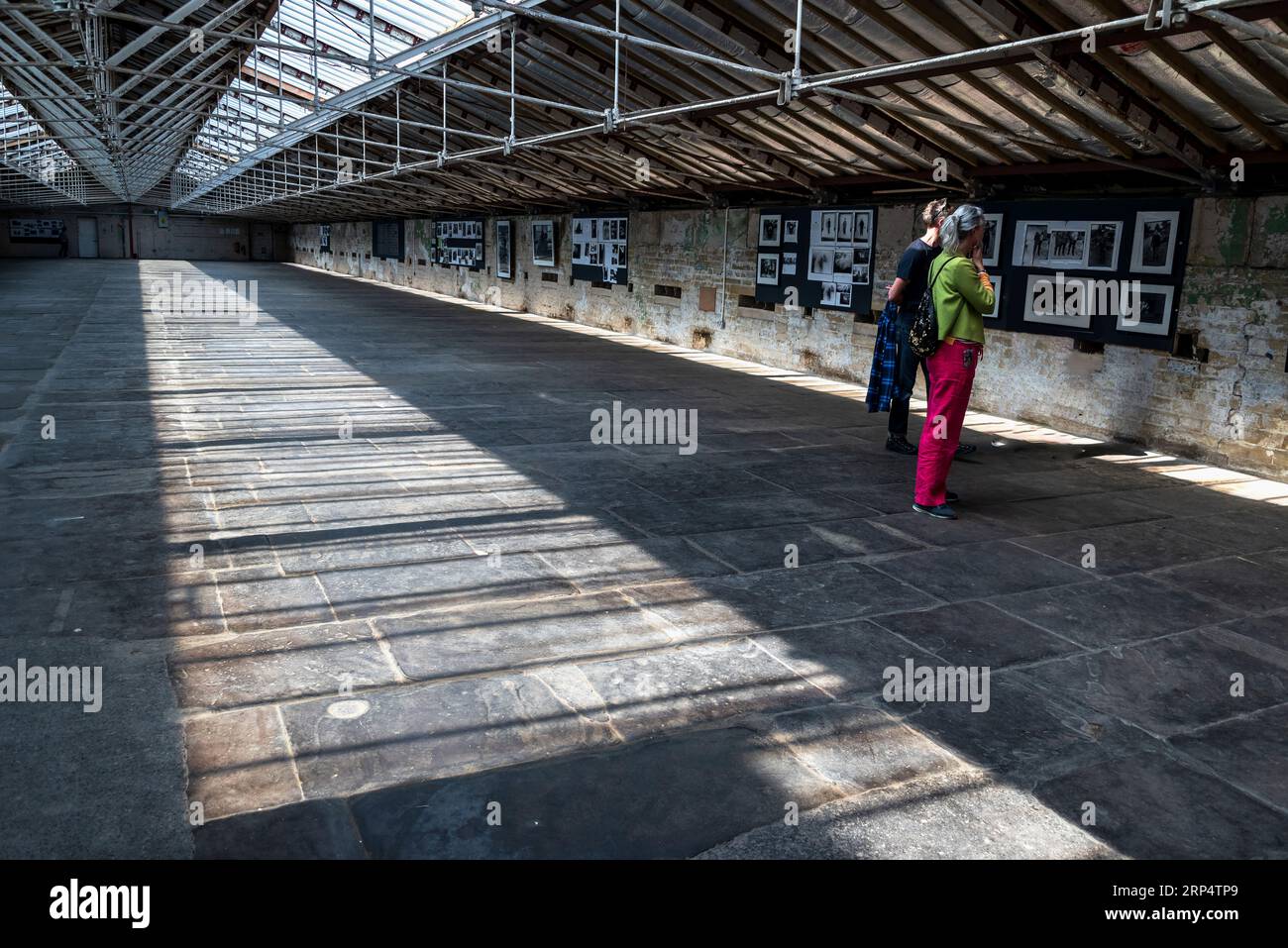 The Loft gallery at Salts Mill in Saltaire showing a photographic