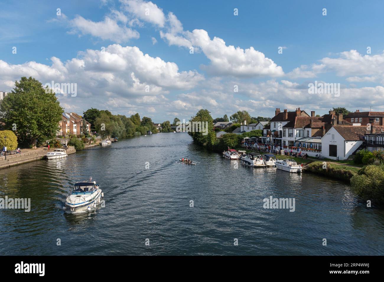 StainesuponThames, Surrey, England, UK view of the River Thames