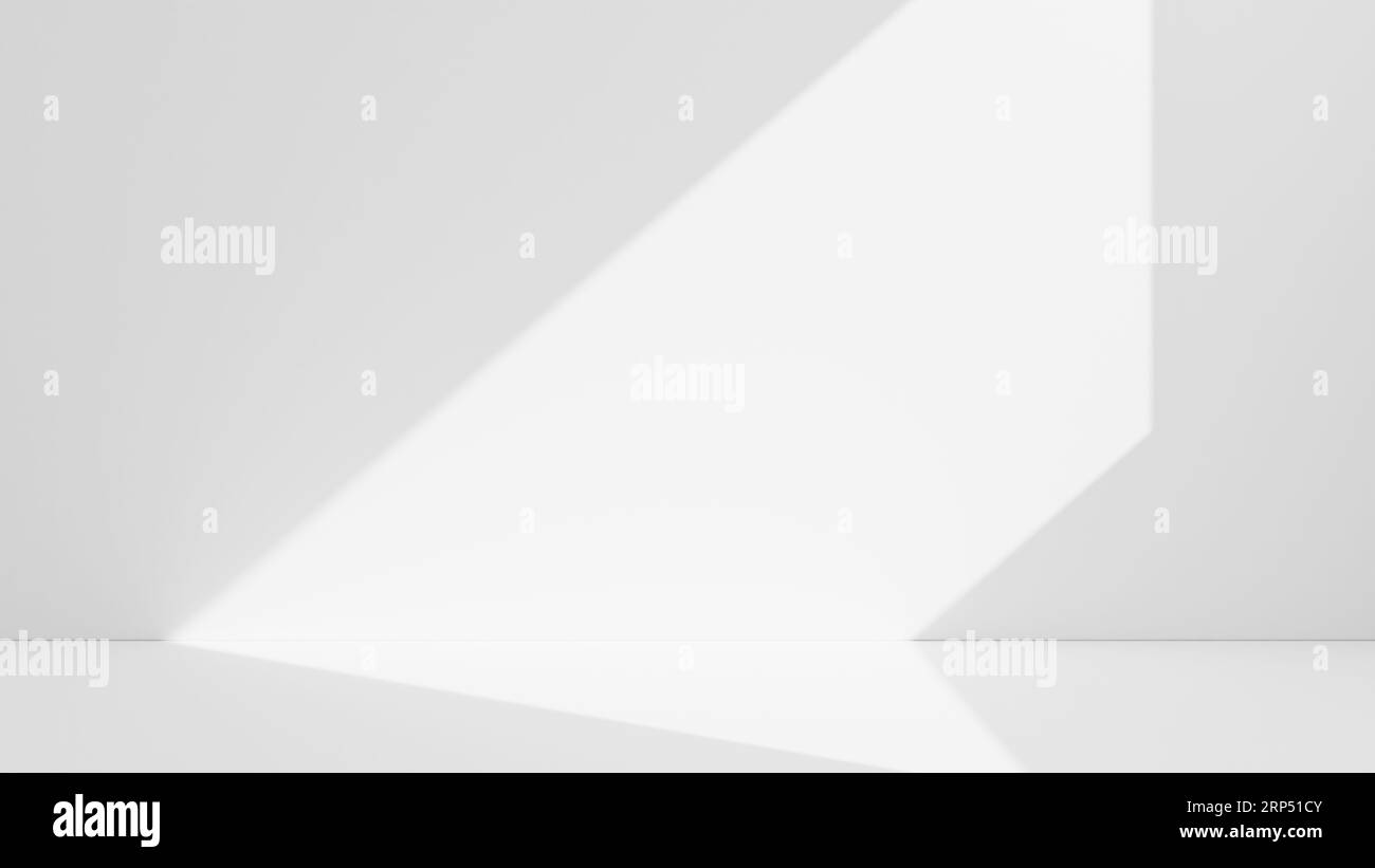Abstract white studio background for product presentation. Empty room ...