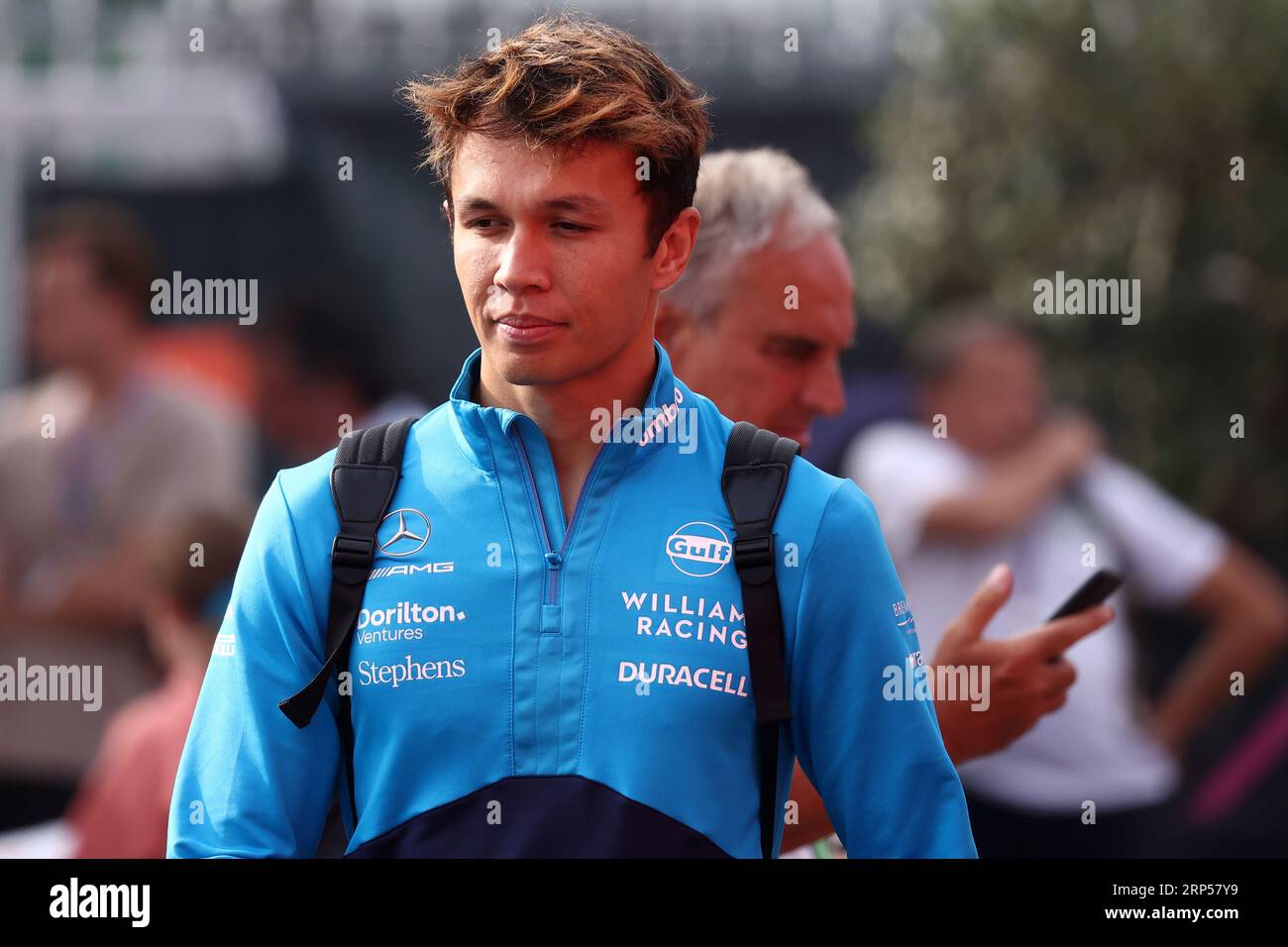 Monza, Italy. 03rd Sep, 2023. Alexander Albon of Williams Racing during the F1 Grand Prix of Italy at Autodromo Nazionale on September 3, 2023 Monza, Italy. Credit: Marco Canoniero/Alamy Live News Stock Photo