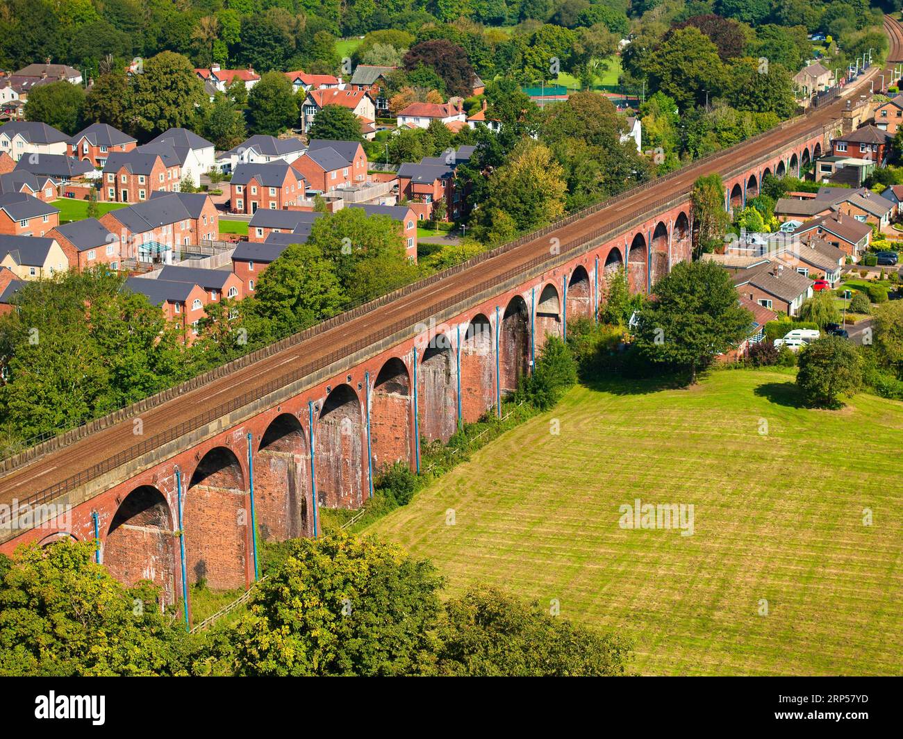 Photo of Whalley Viaduct, also known as Whalley Arches Stock Photo Alamy