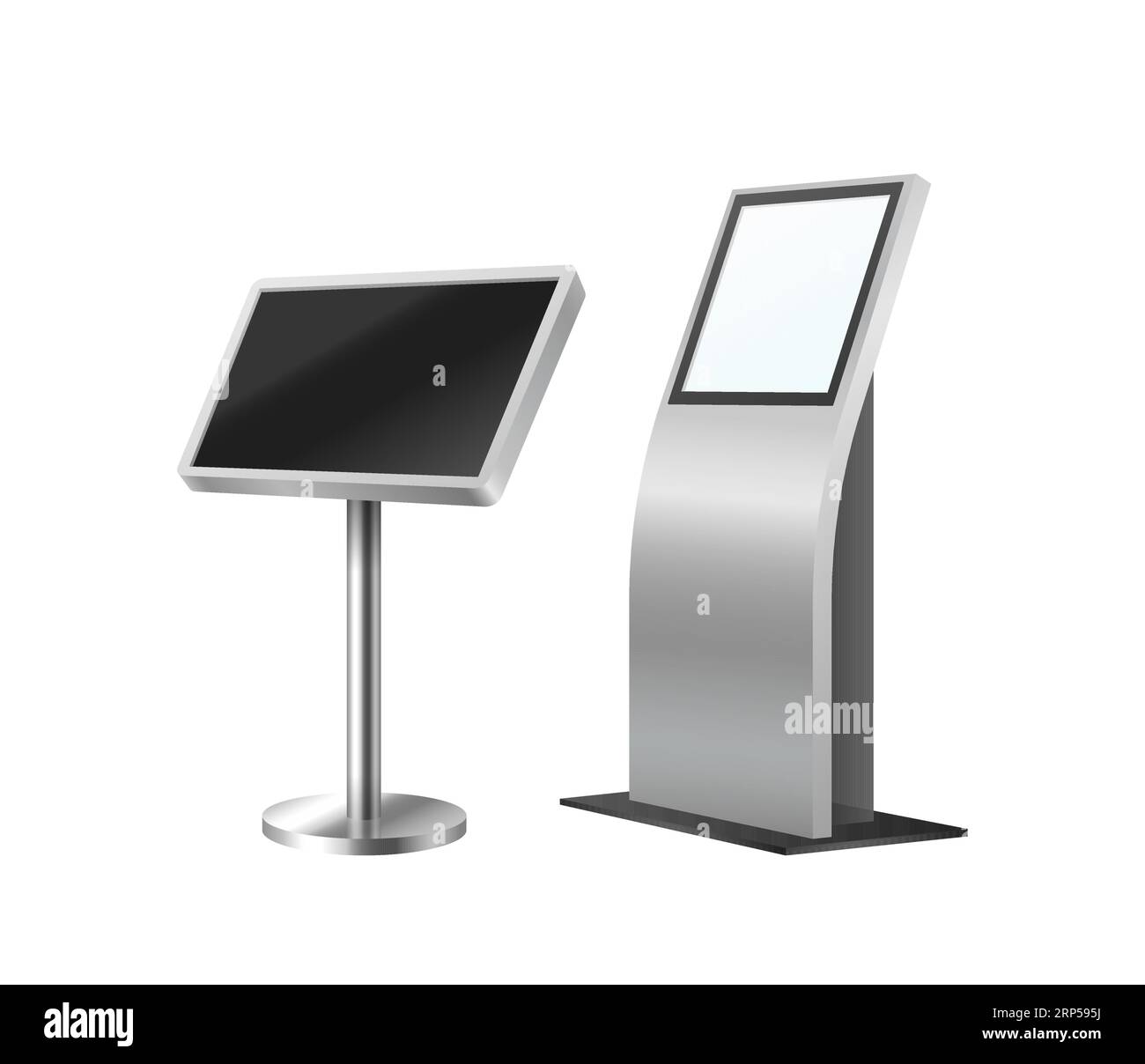 Digital signage display system Stock Vector Images Alamy