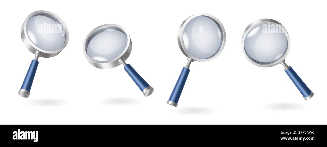Set Of Magnifiers Stock Illustration - Download Image Now