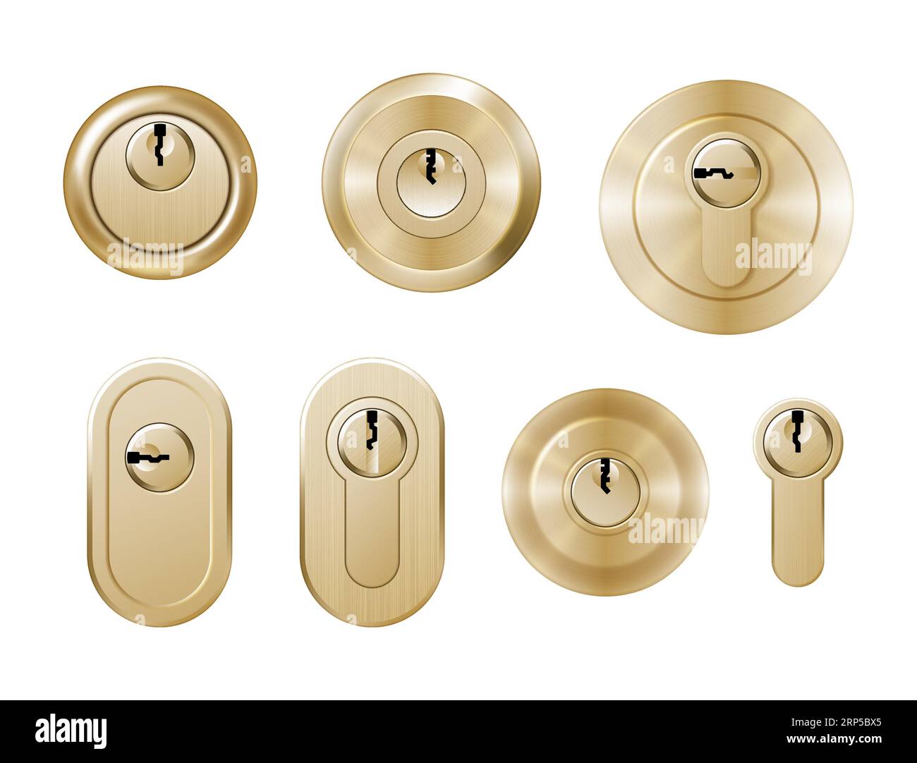 Locks with Keys and Closed Padlocks in Different Shapes Collection Stock  Vector - Illustration of metal, combination: 171884401