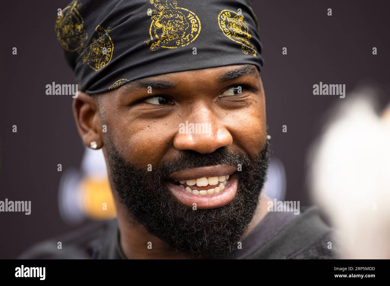 Hamilton, Canada. 14th May, 2023. Hamilton Tiger-Cats linebacker Simoni ...