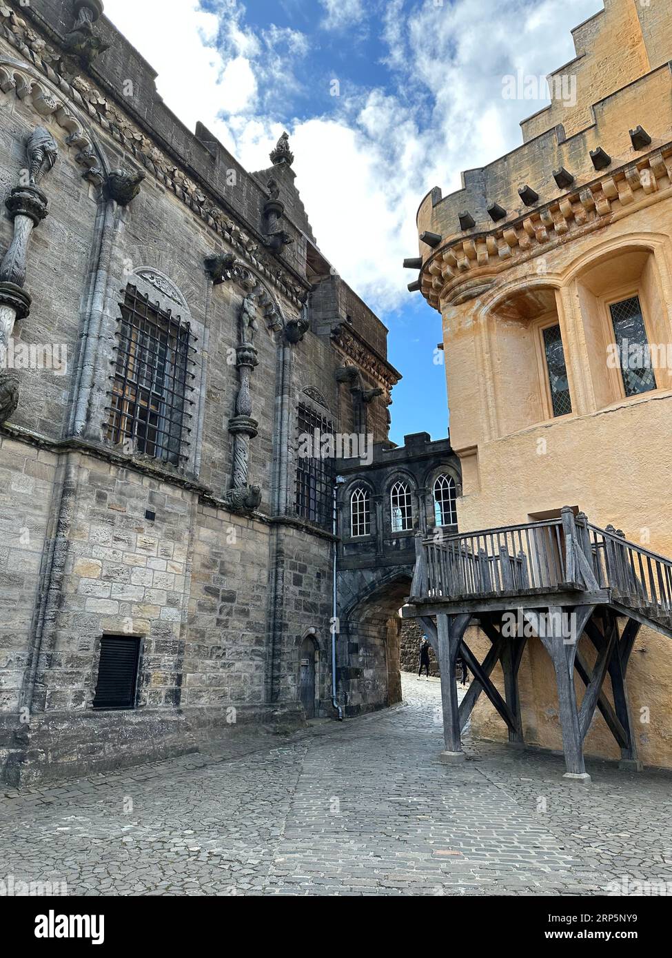 Buildings at Stirling Castle in Scotland Stock Photo