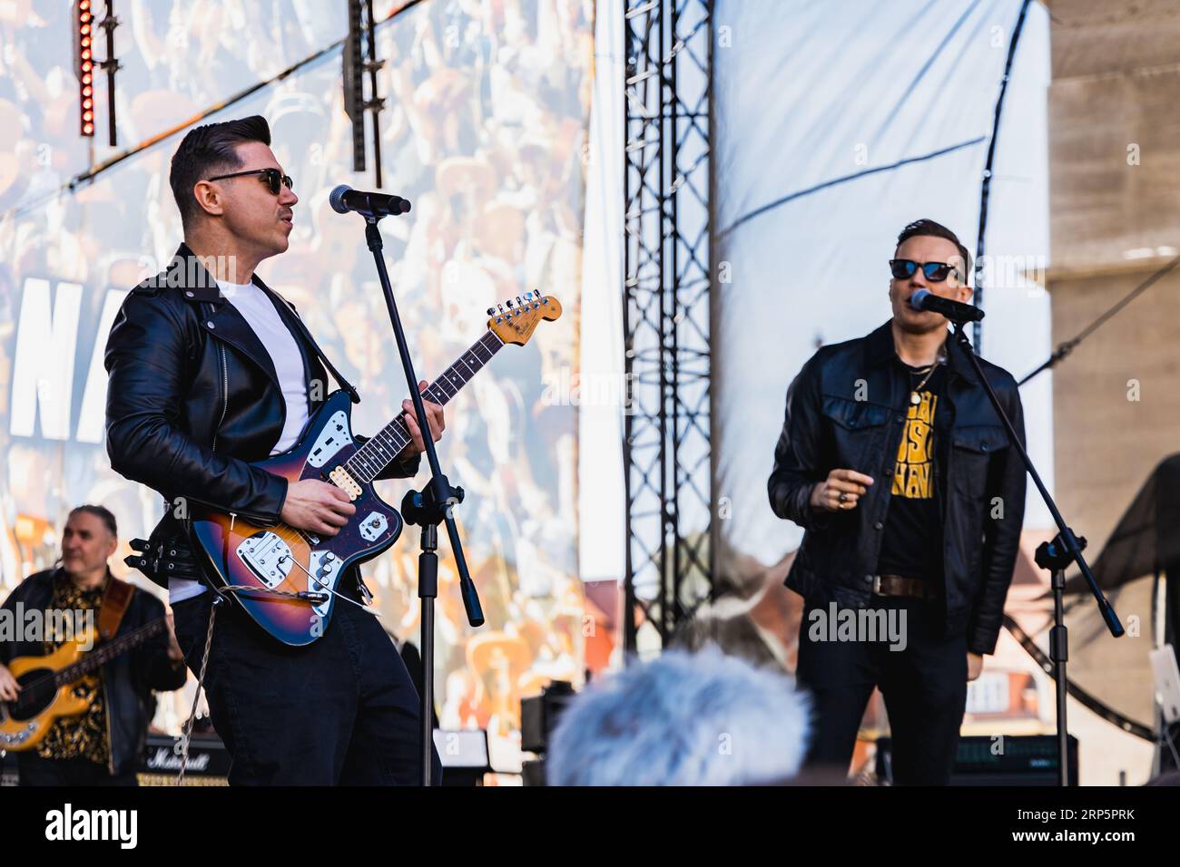 Wroclaw, Poland May 1 2023 Live performance of Mrozu sintger and his