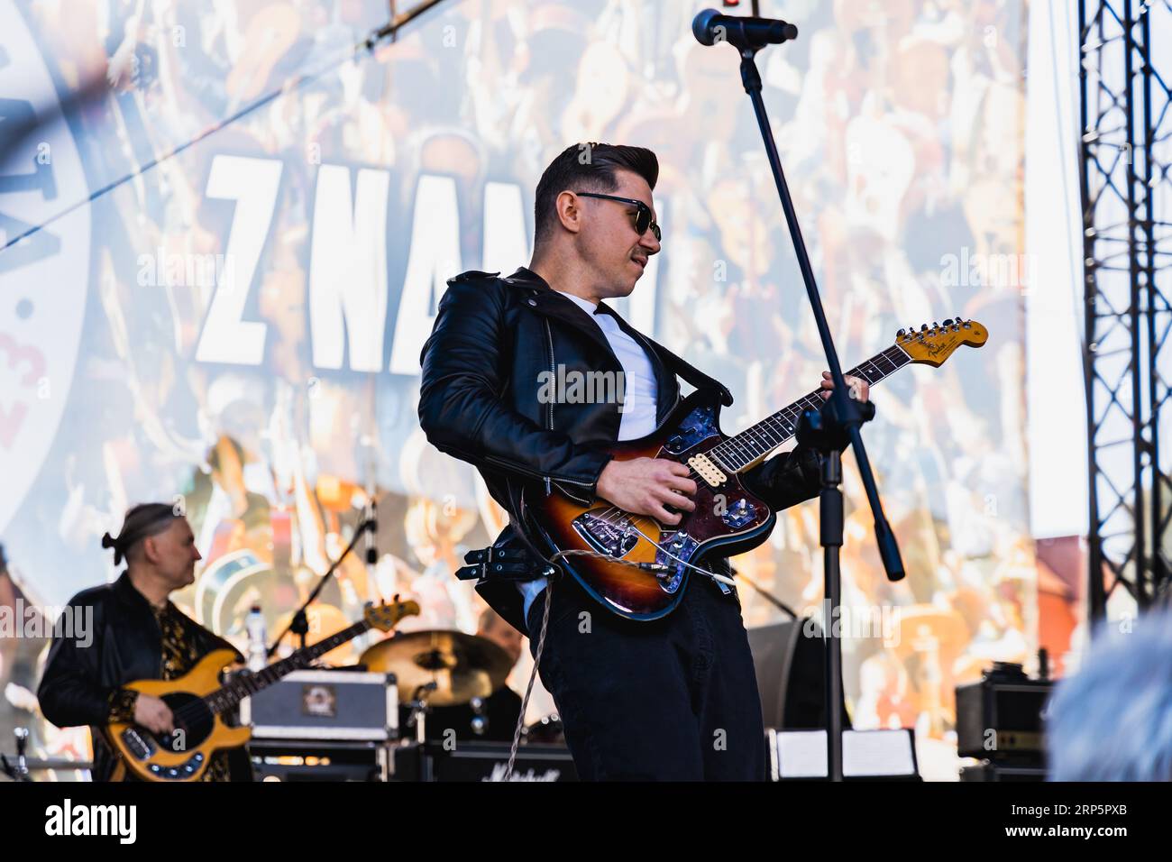 Wroclaw, Poland May 1 2023 Live performance of Mrozu sintger and his