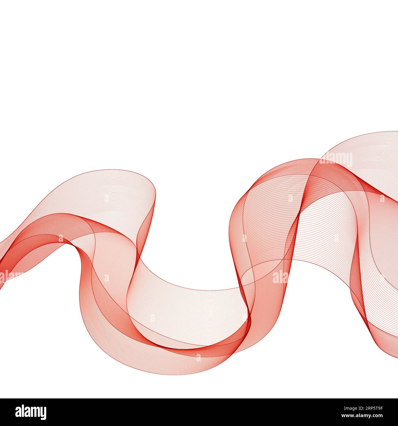 Abstract red wave design decorative background vector Stock Photo - Alamy