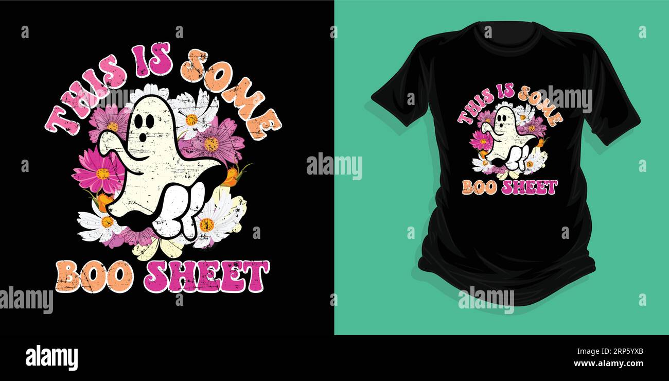 Halloween t shirt Halloween vibes, funny Halloween t shirt, spooky t shirt, Halloween vector design, vector t shirt Stock Vector