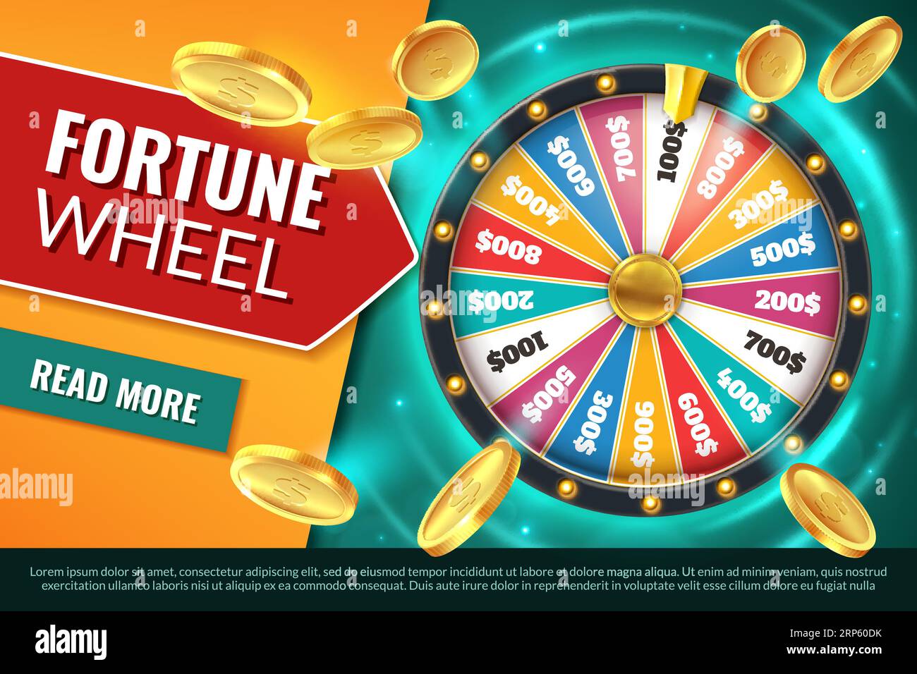 Lottery wheeling Stock Vector Images - Alamy