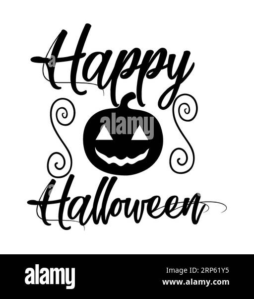 Halloween Face T-shirt Design, Happy Halloween T-shirt Design, Pumpkin T- shirt Design, T-shirt Design Vector Template Stock Illustration -  Illustration of card, clothing: 226558313